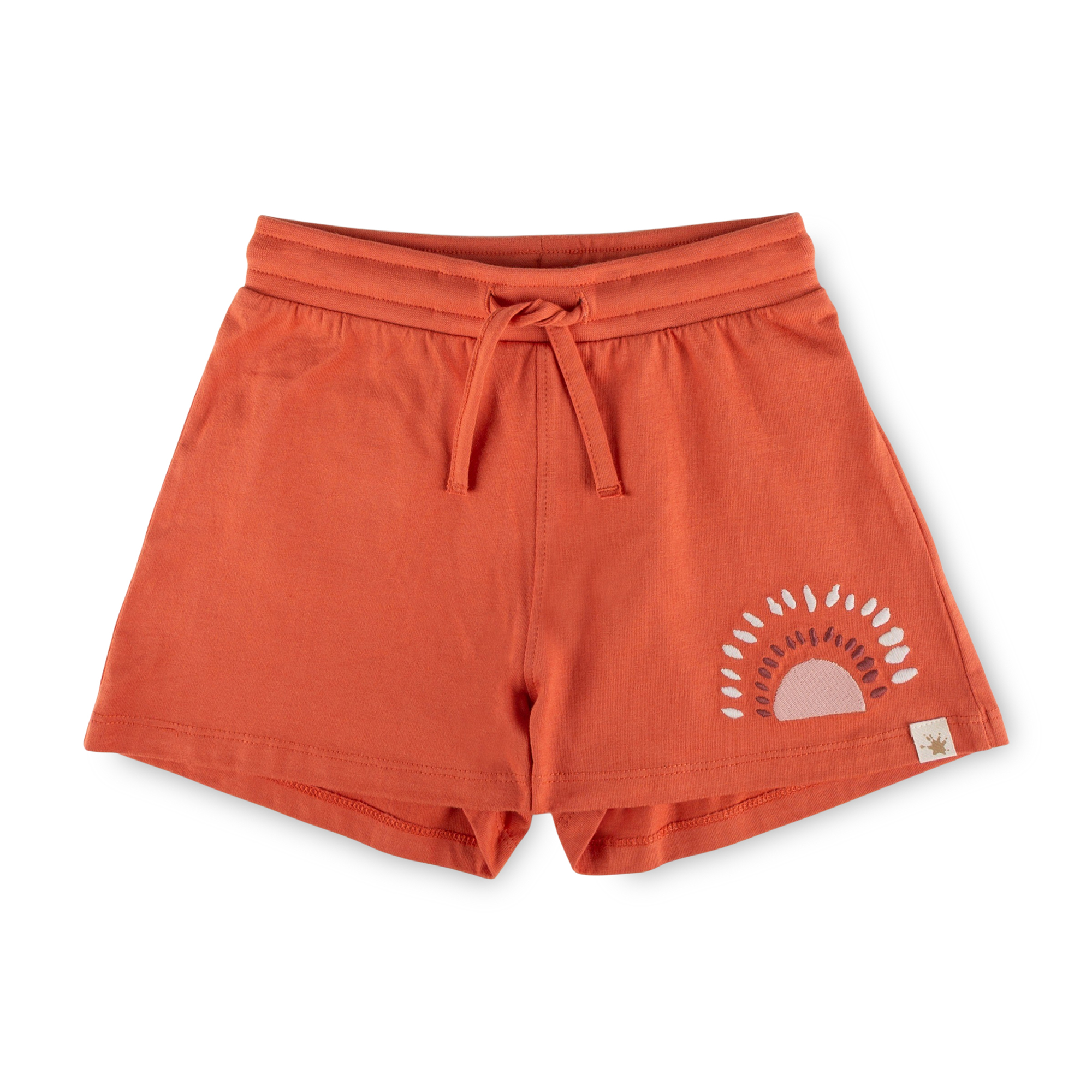 Girls' flared shorts Savanne, orange