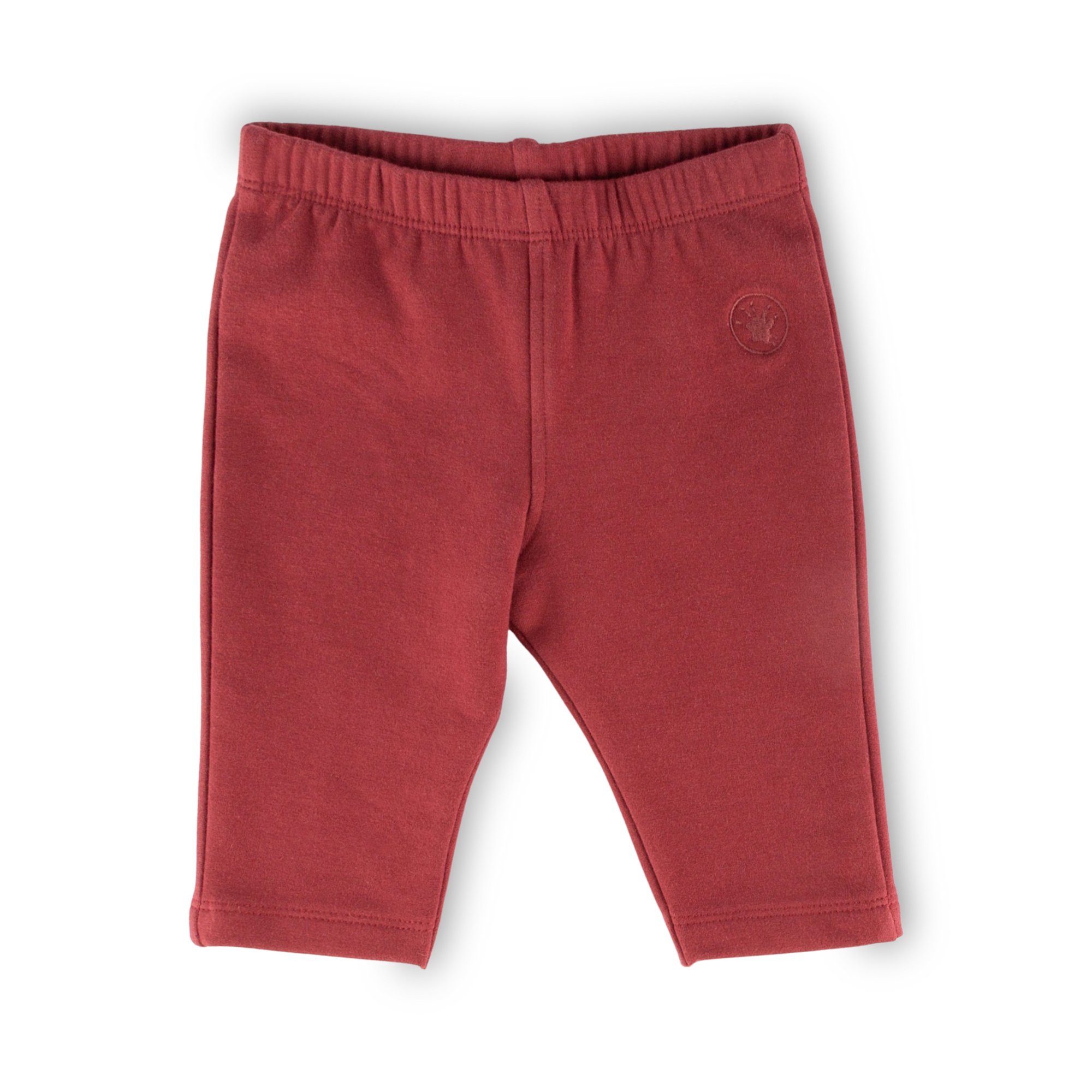 Baby sweat pants, dark red