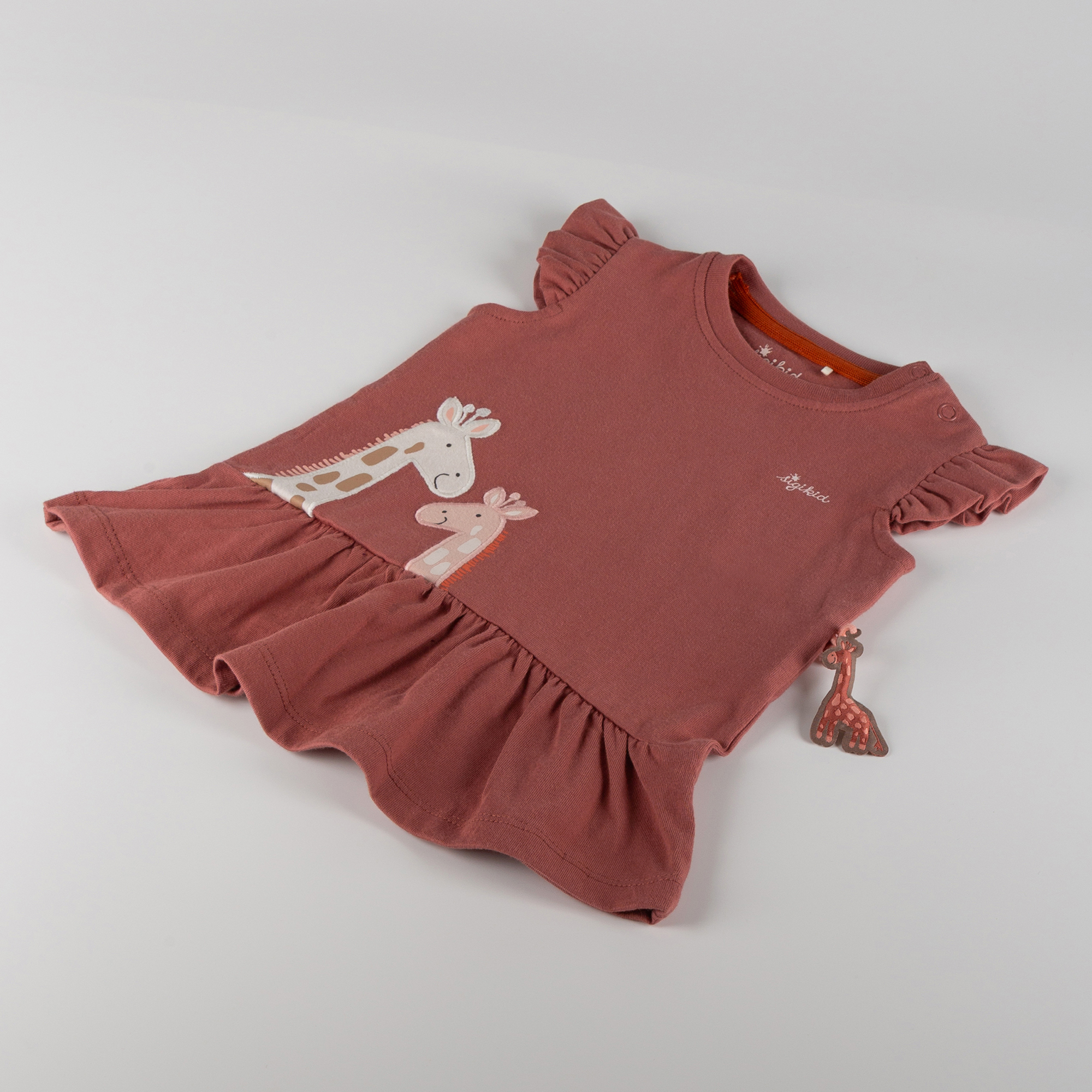 Sleeveless baby flounce dress, Savanne