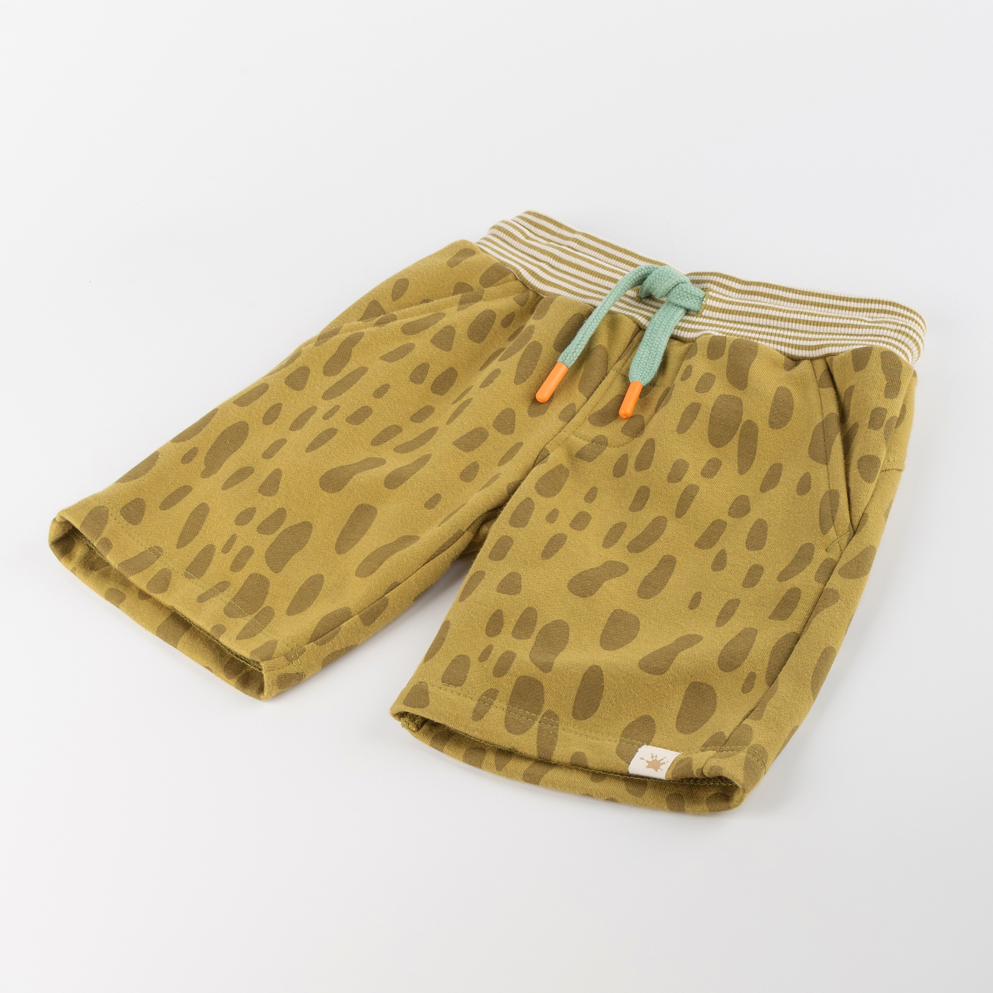 Children's sweat bermuda pants, pockets, Jungle