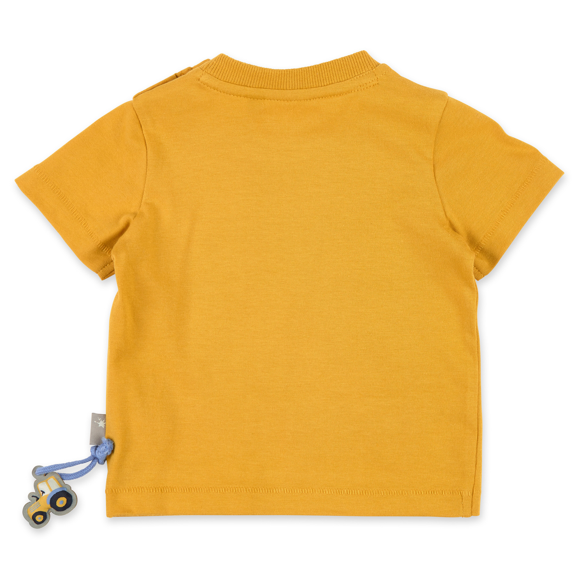 Honey-coloured baby T-shirt tractor