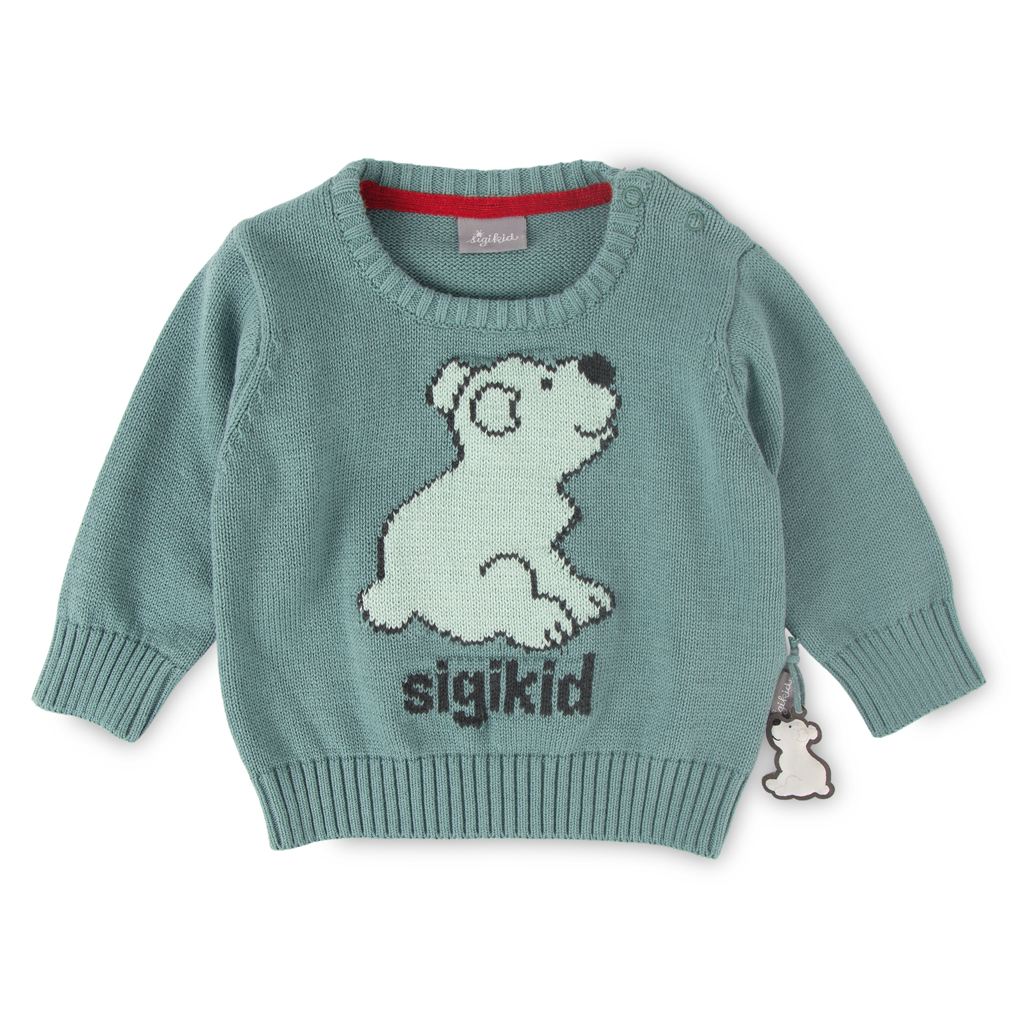 Baby Pullover Eisbär, türkis