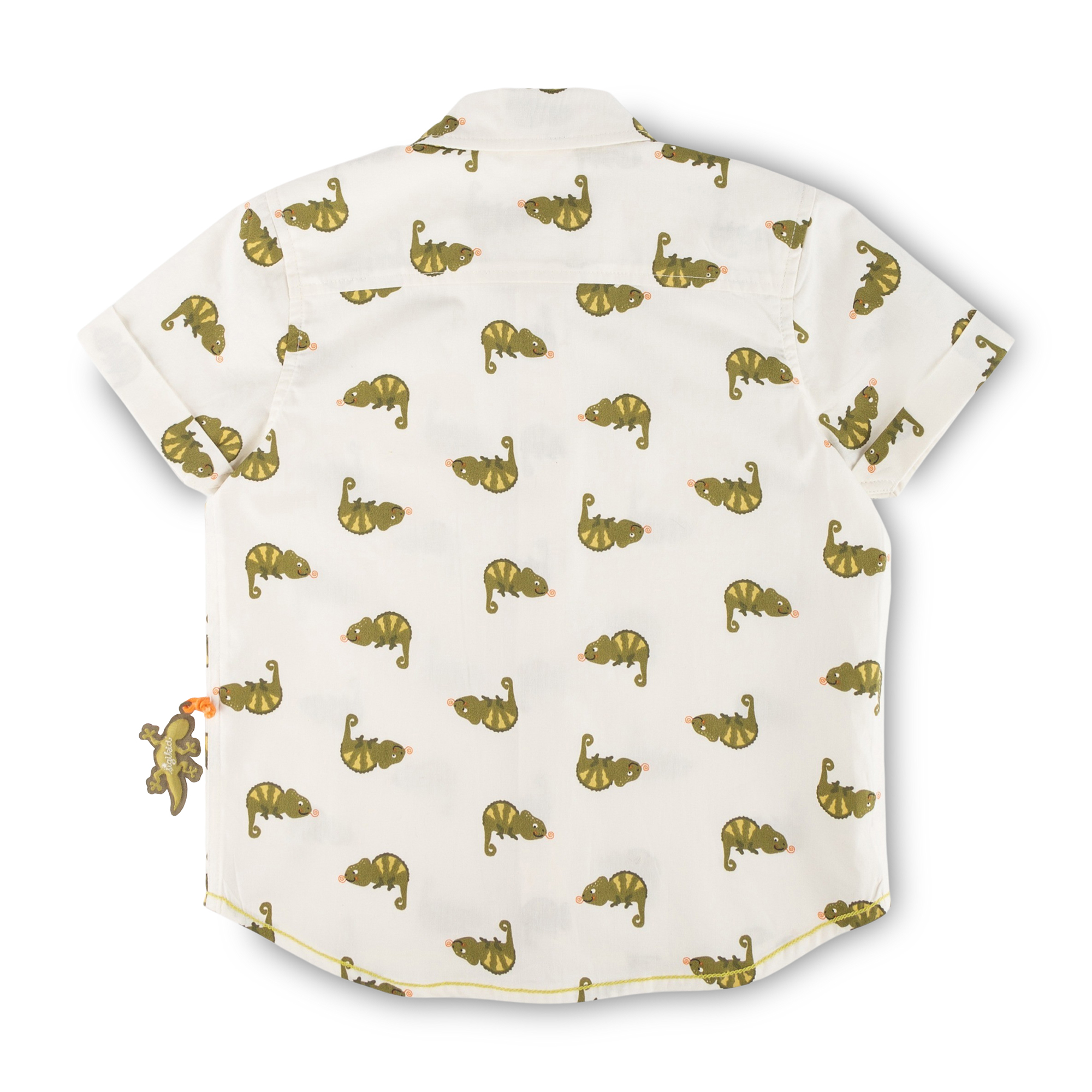 Children's short sleeve shirt chameleon, Jungle