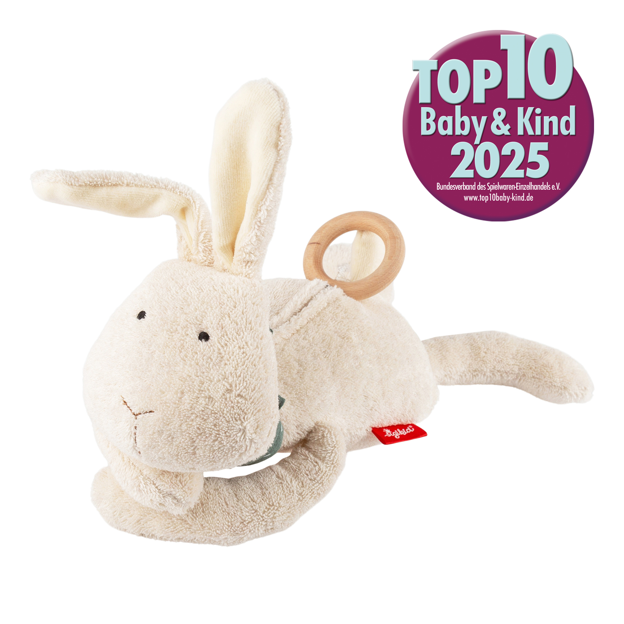 Mom's musical soft toy bunny Mamilodie, écru, for pregnancy Mom's musical soft toy bunny Mamilodie, écru, for pregnancy