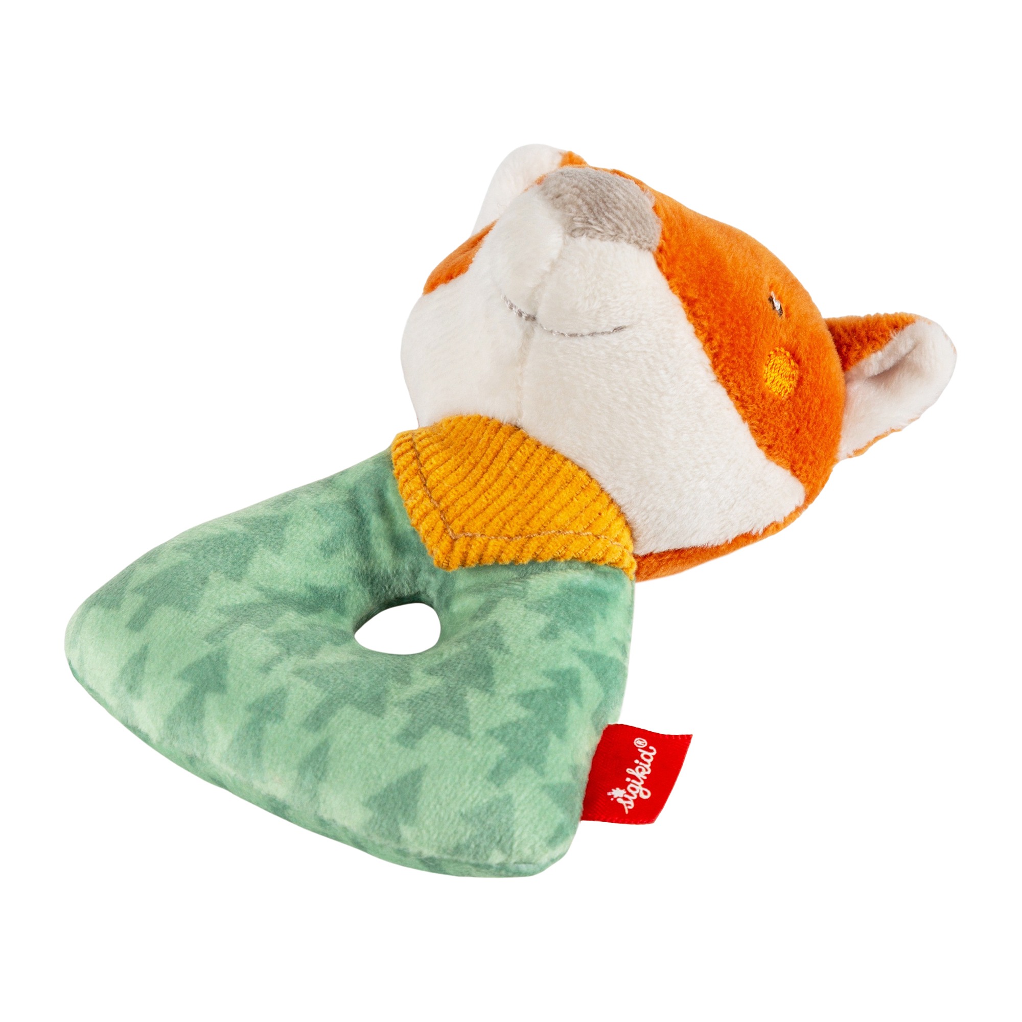 Baby rattle grasp soft toy fox, Wolly Wood