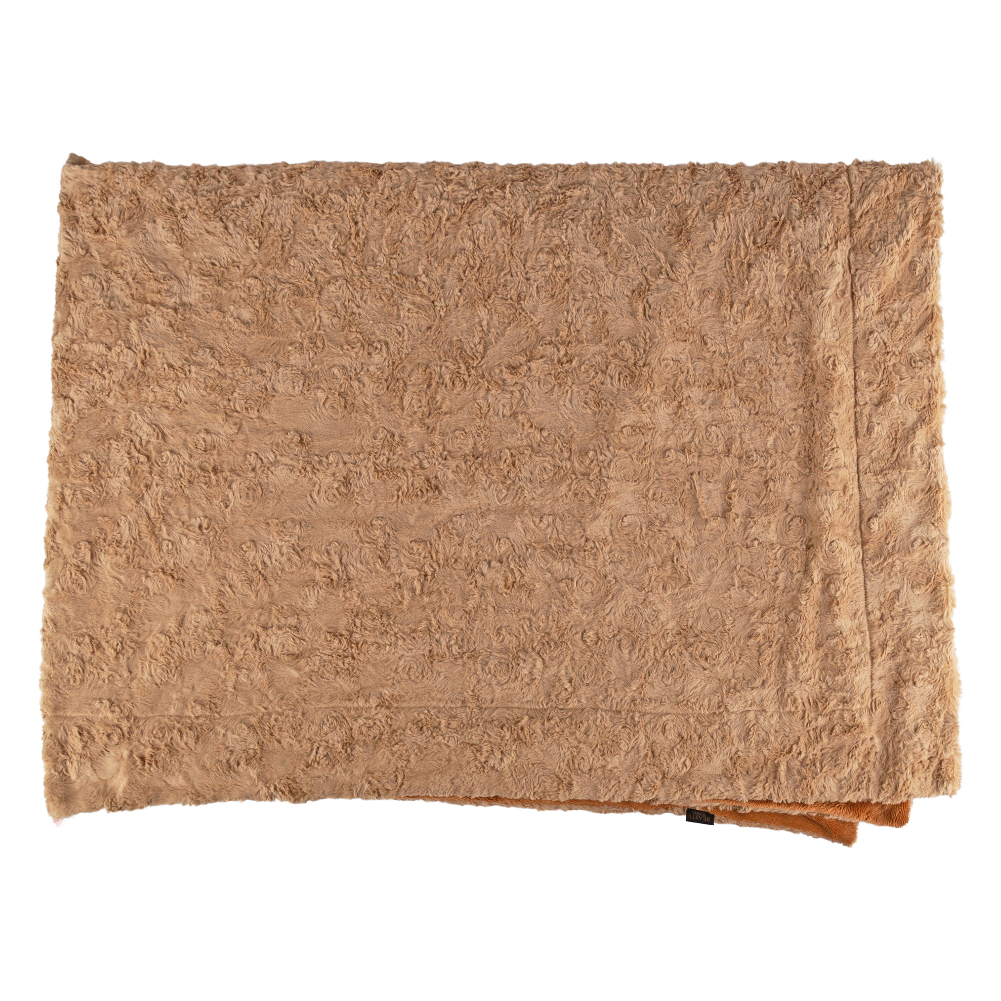 Beasts Kuscheldecke Plüsch, braun gewirbelt Beasts Kuscheldecke Plüsch, braun gewirbelt