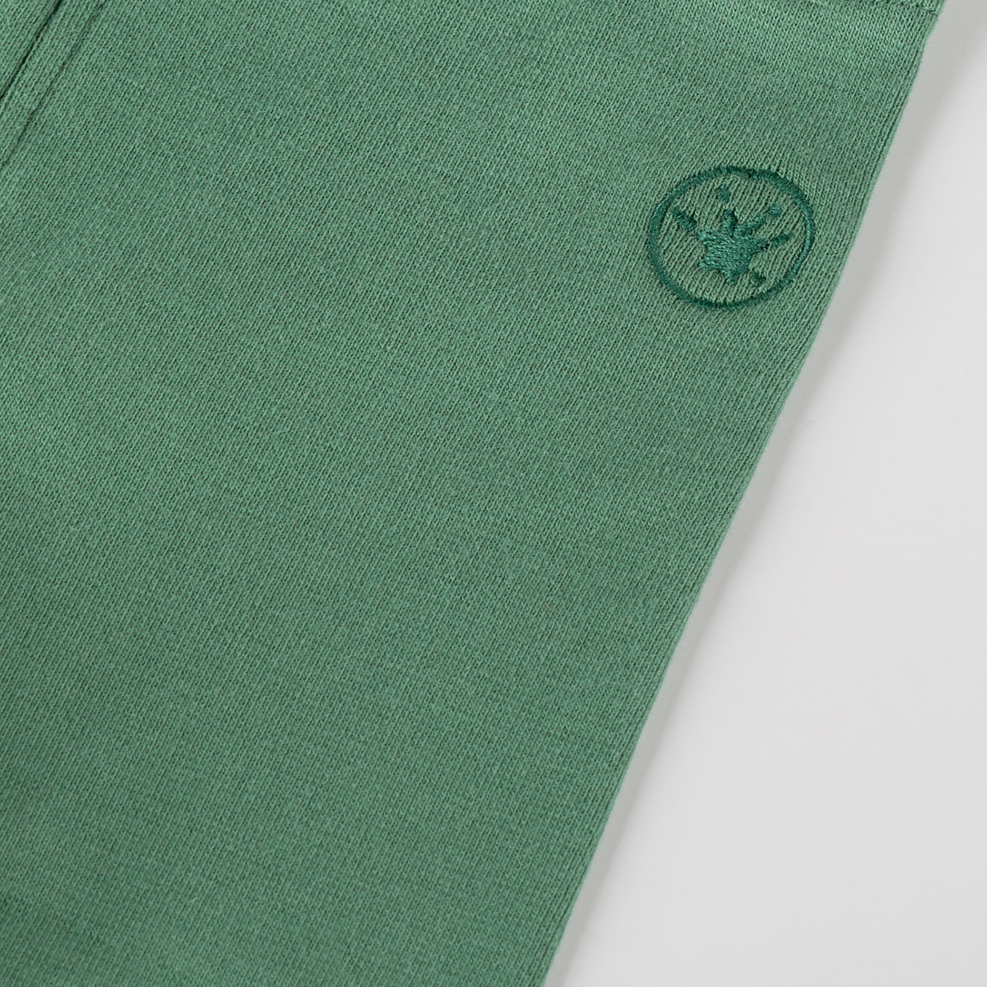 Baby rib knit leggings, pastel green