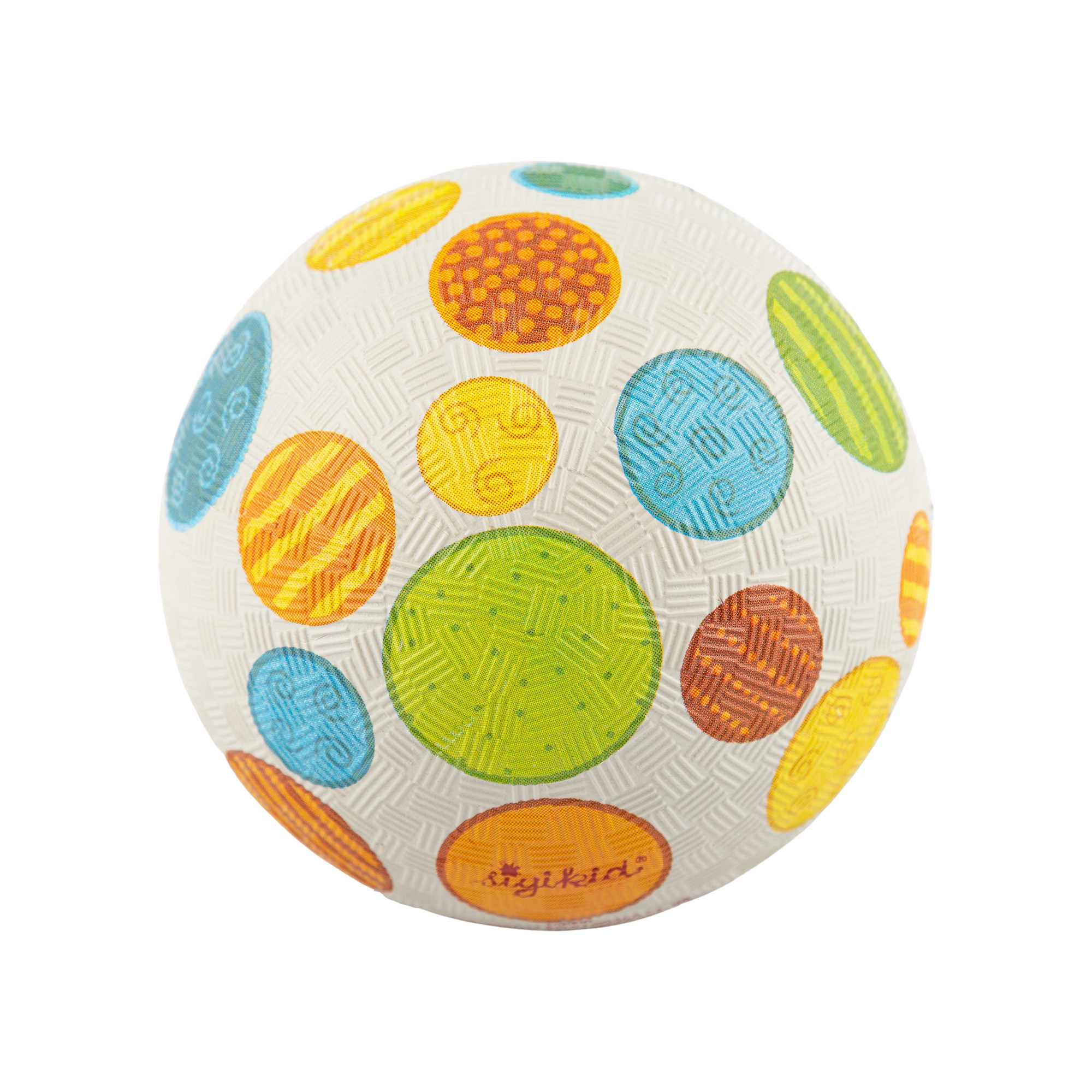 Rubber ball, small size, multicoloured