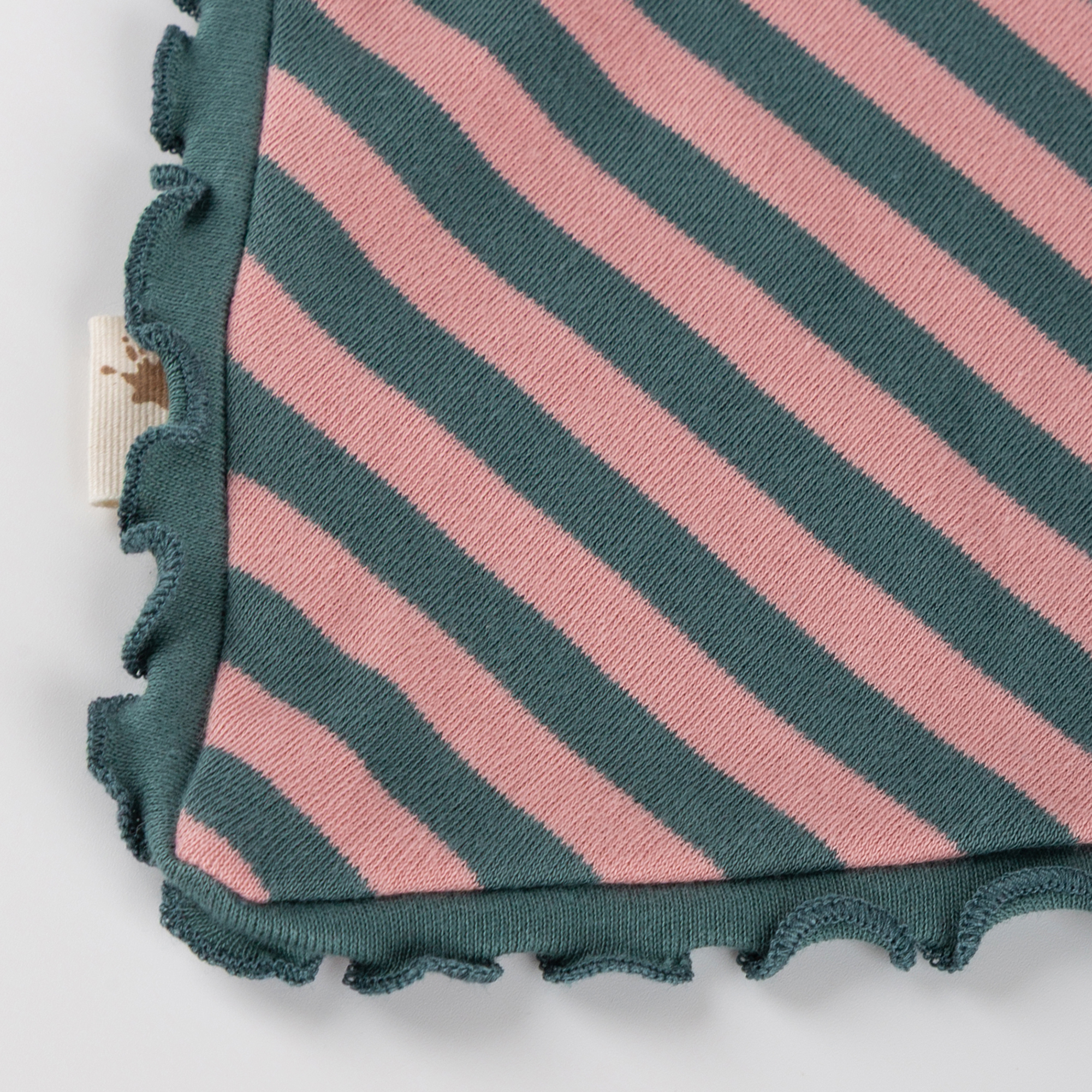 Reversible baby bandana bib Pony Love
