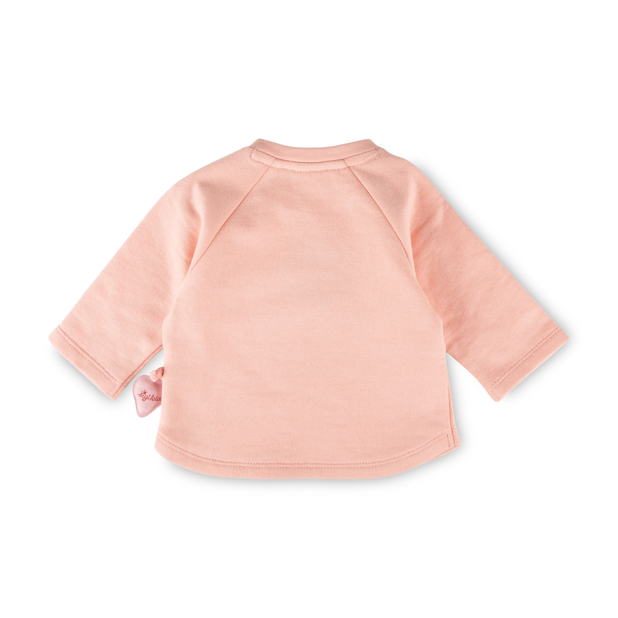 Pale pink baby sweatshirt Spring Birds