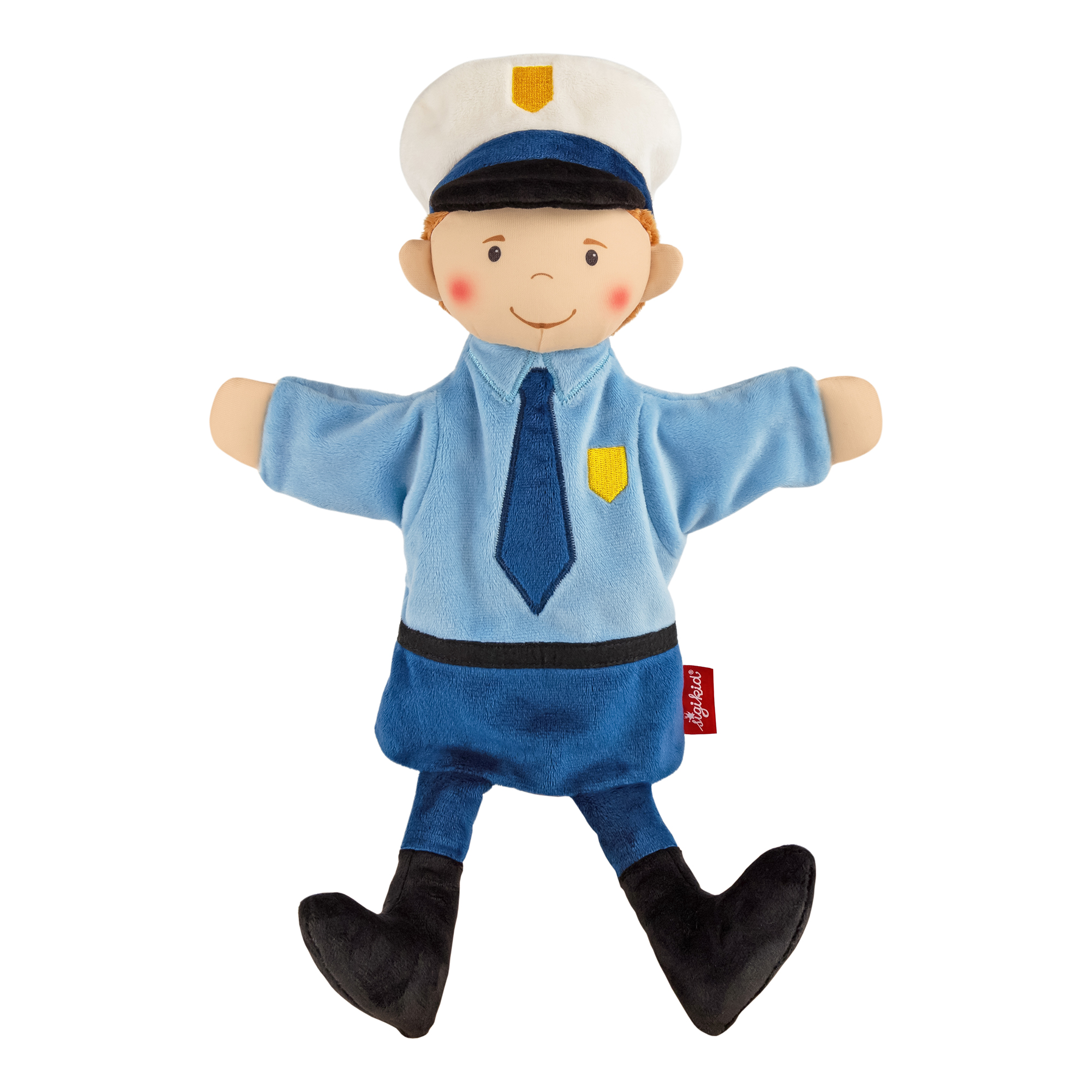 Large hand puppet policeman
