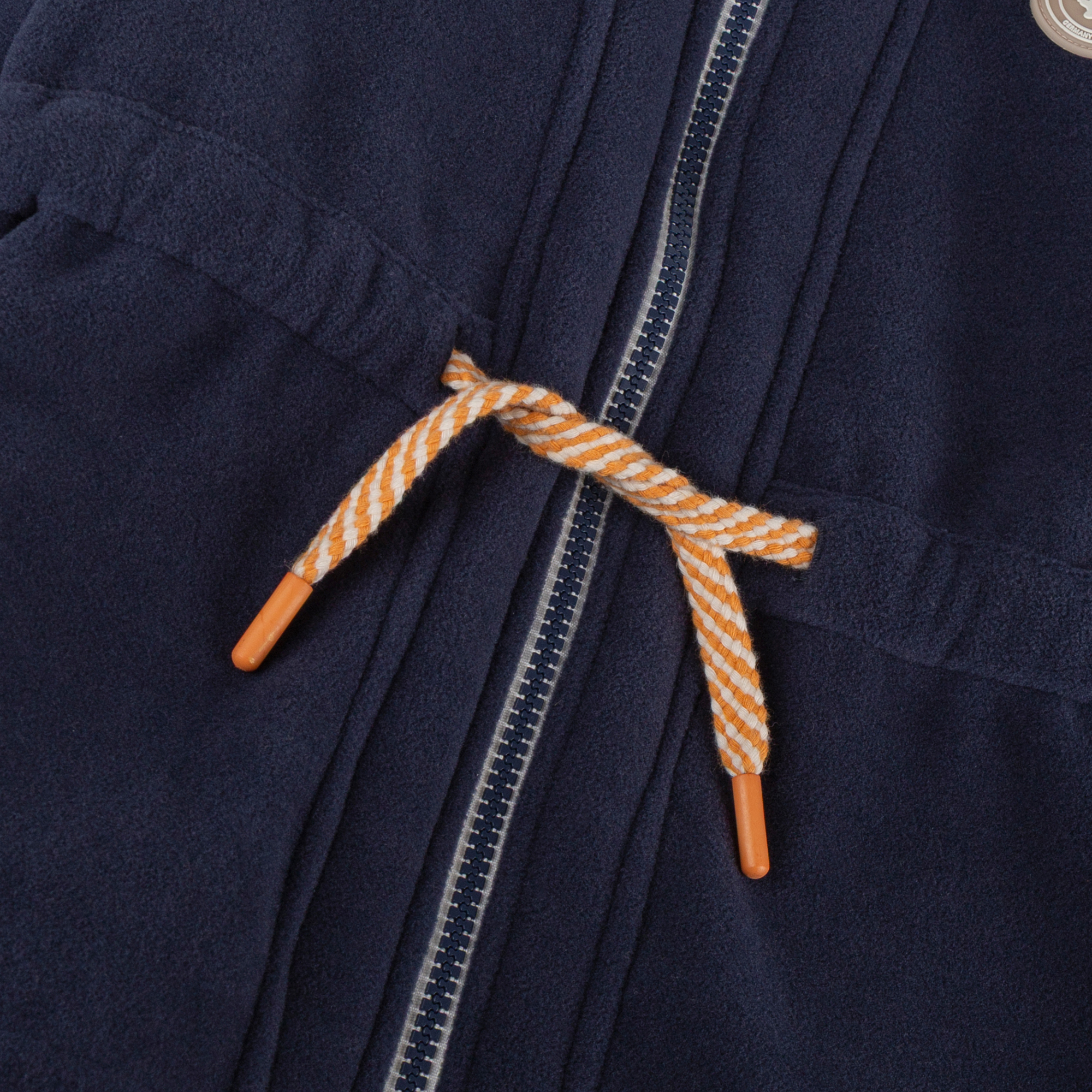Kinder Fleecejacke Eule Curious Owl, dunkelblau