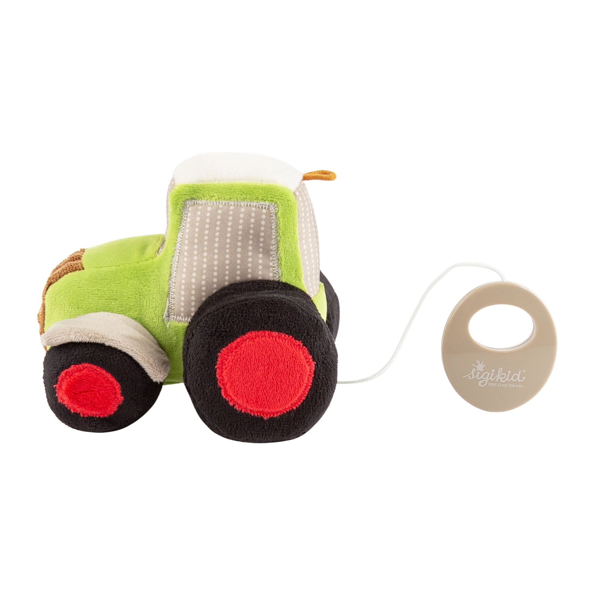 Musical baby plush toy tractor, melody "Old McDonalds" Musical baby plush toy tractor, melody "Old McDonalds"