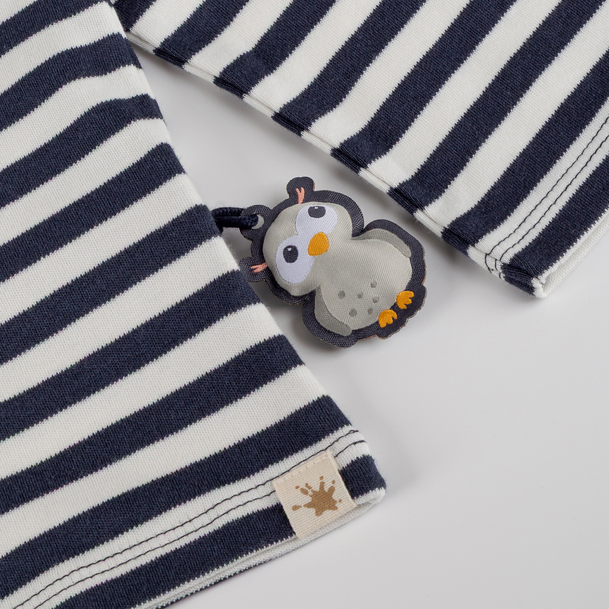 Striped children's long sleeve Tee Magic Owl
