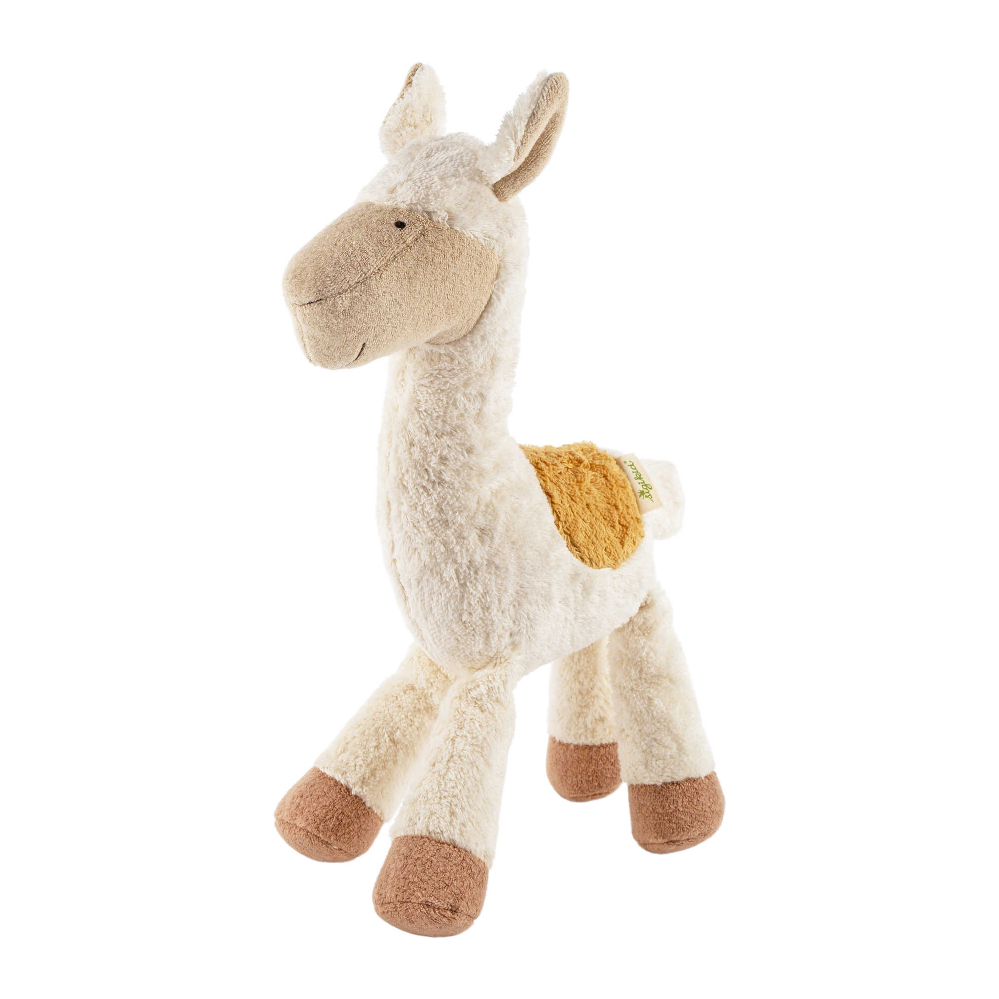 Organic soft toy alpaca, Green Collection