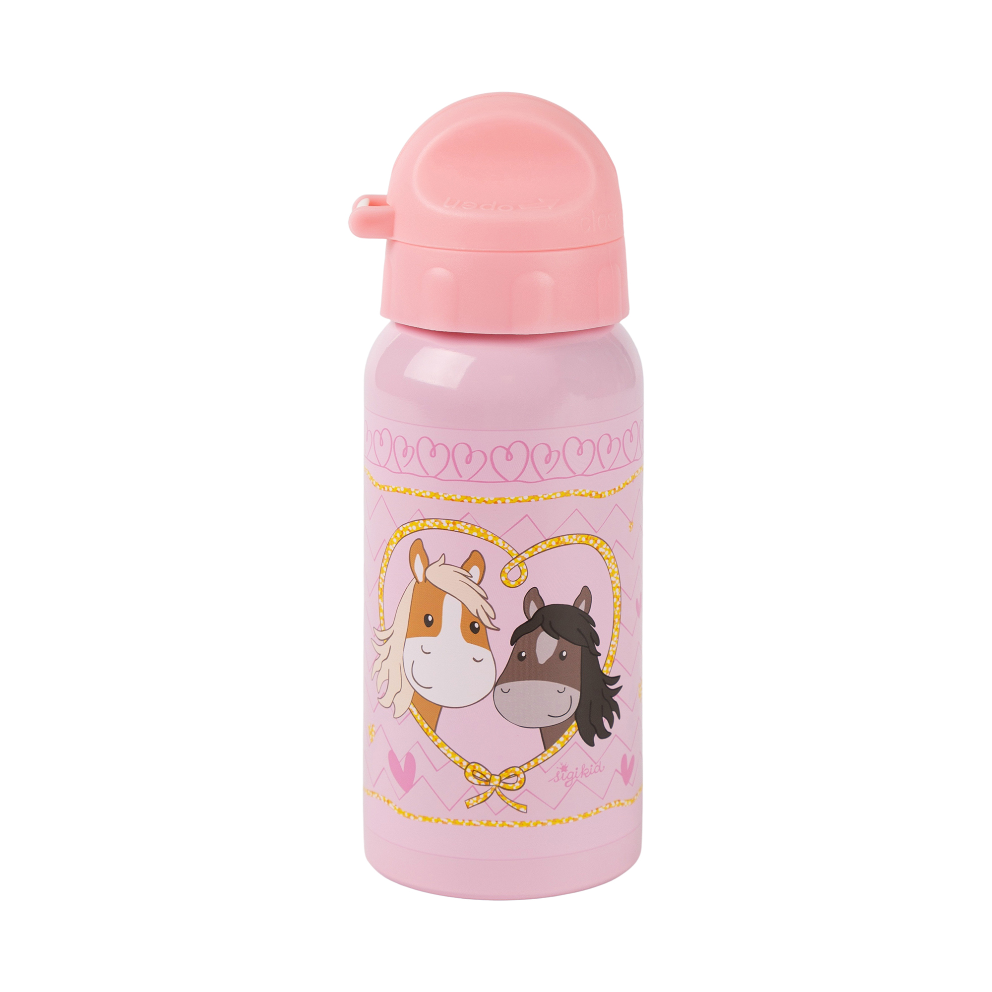 Children's stainless steel bottle 400 ml & lunch box pony love Children's stainless steel bottle 400 ml & lunch box pony love