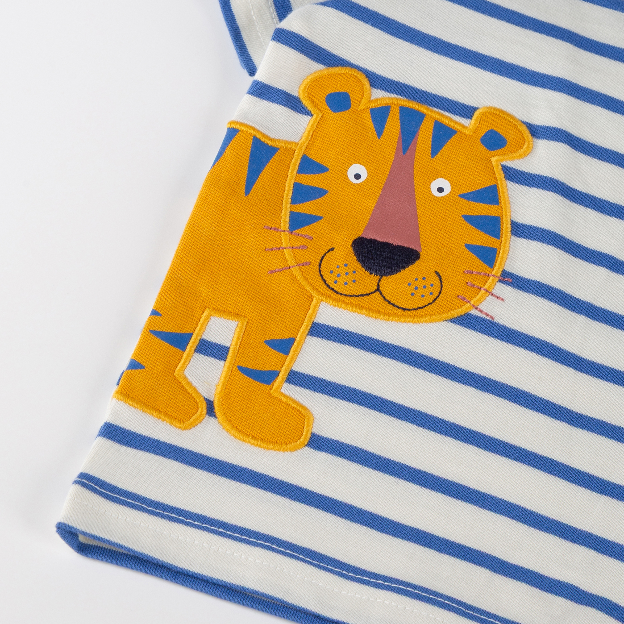Striped baby T-shirt Tiger & Lion