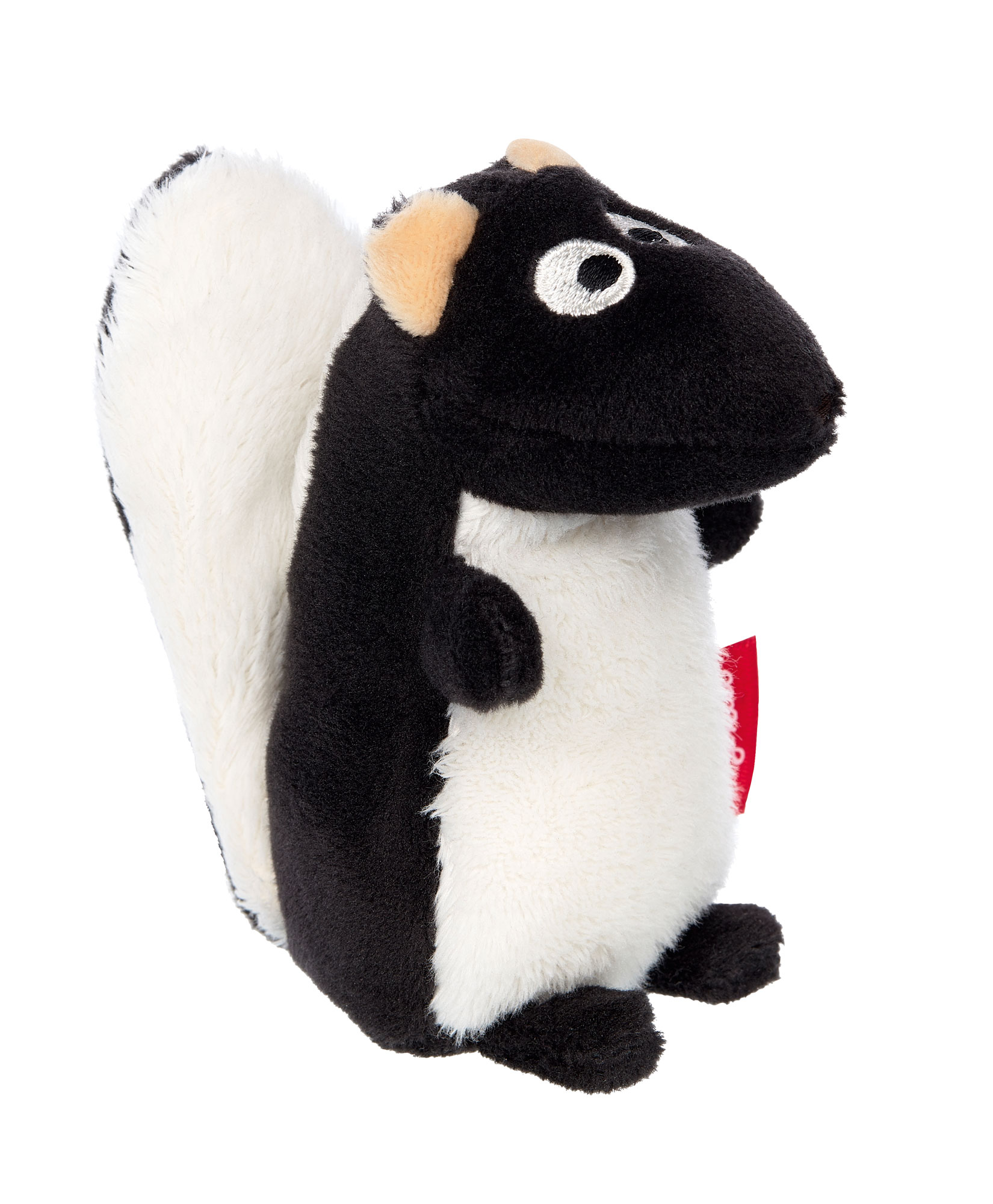 Rattle soft toy skunk