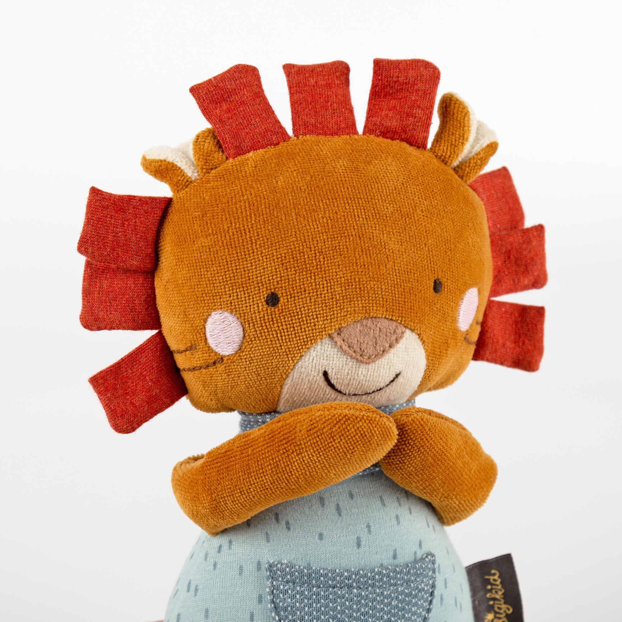 Musical baby soft toy lion