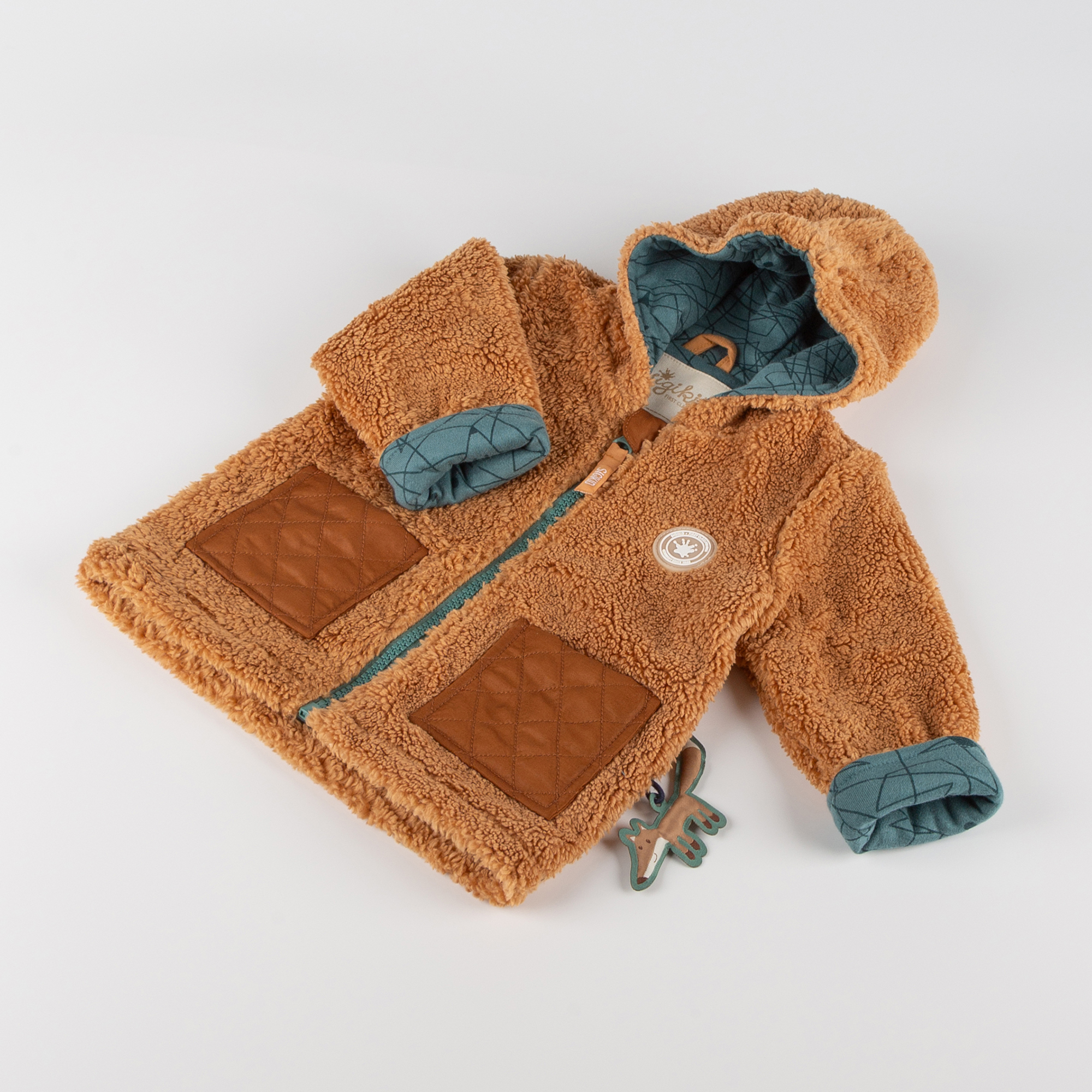 Baby Teddyjacke Fuchs Wild Fox, hellbraun