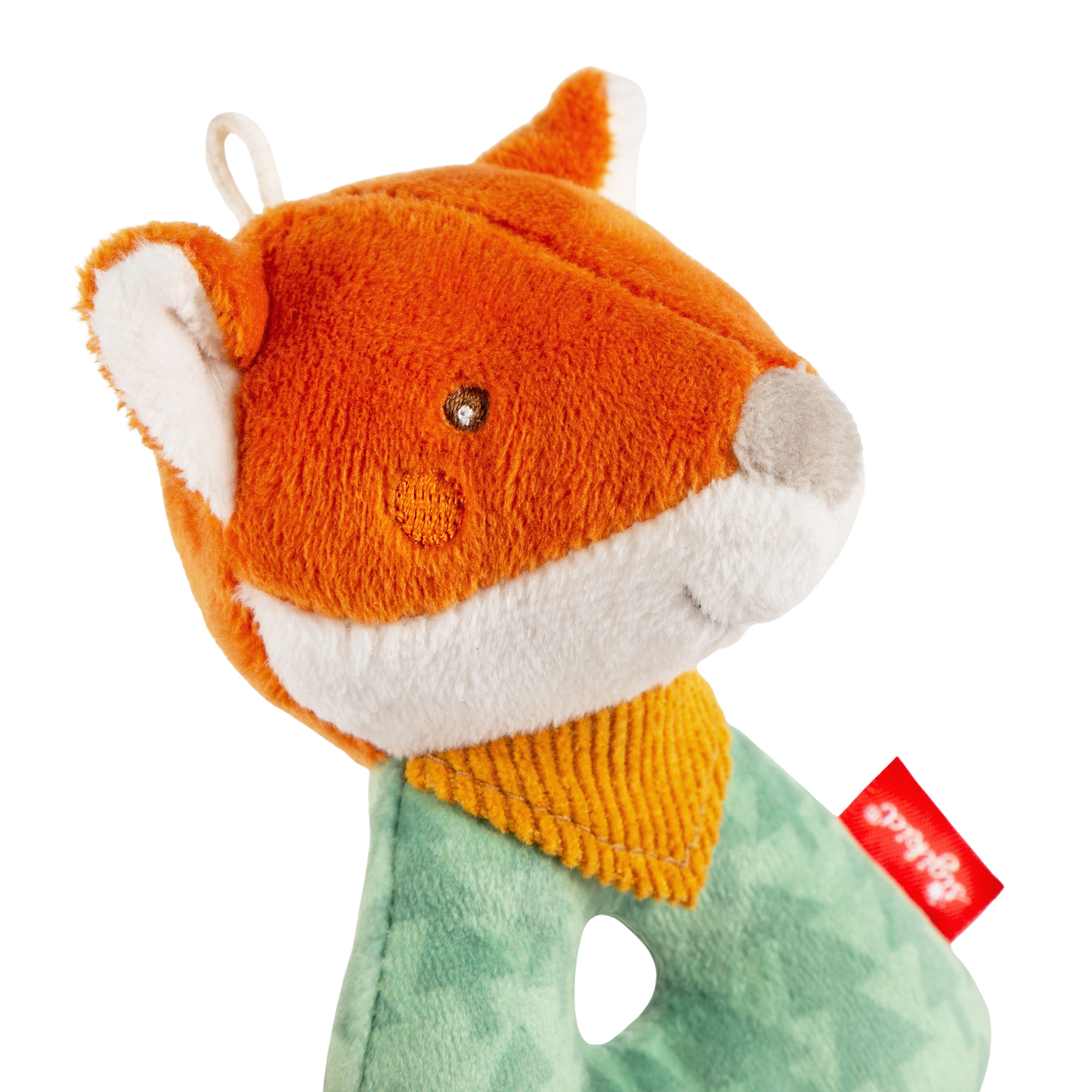 Baby rattle grasp soft toy fox, Wolly Wood