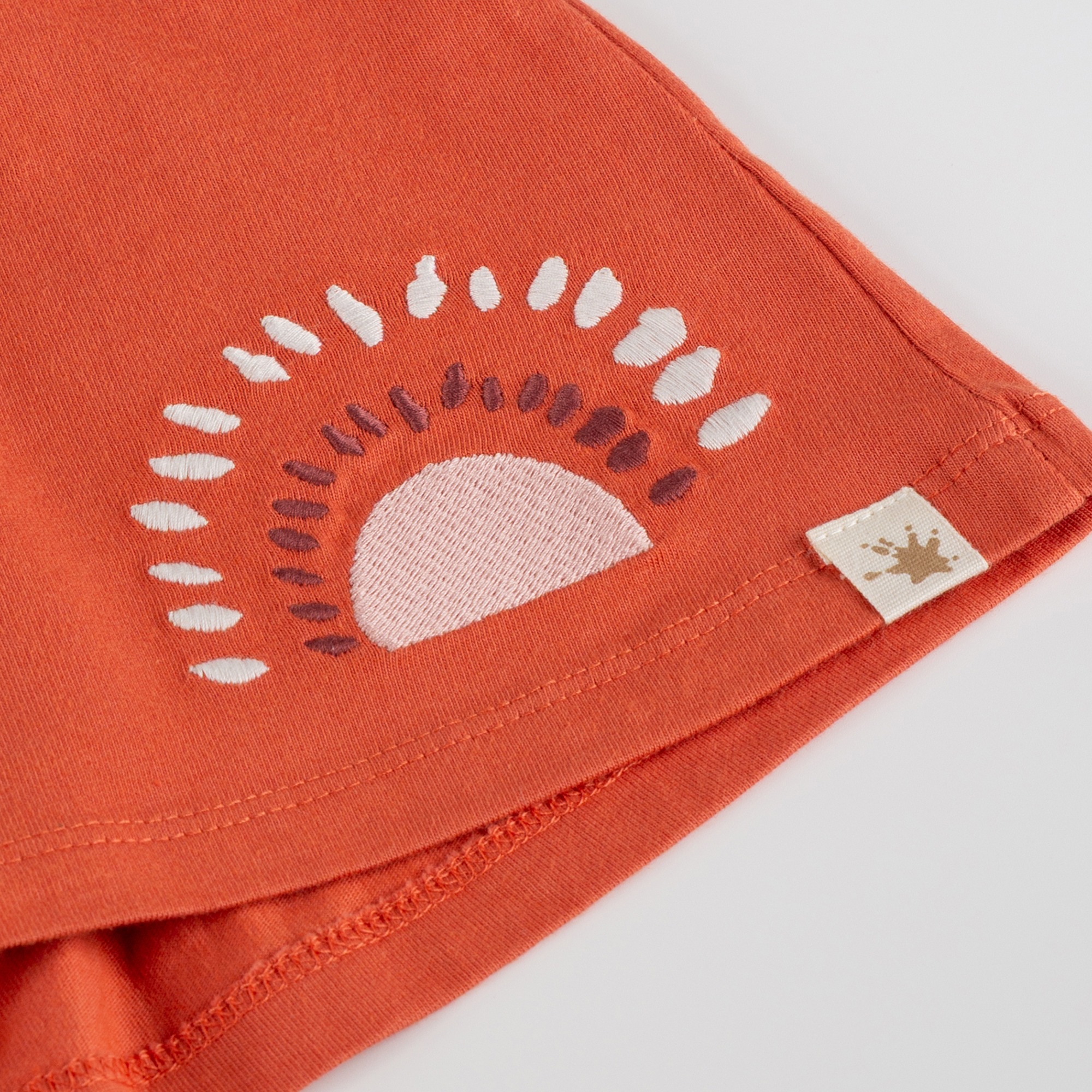 Girls' flared shorts Savanne, orange