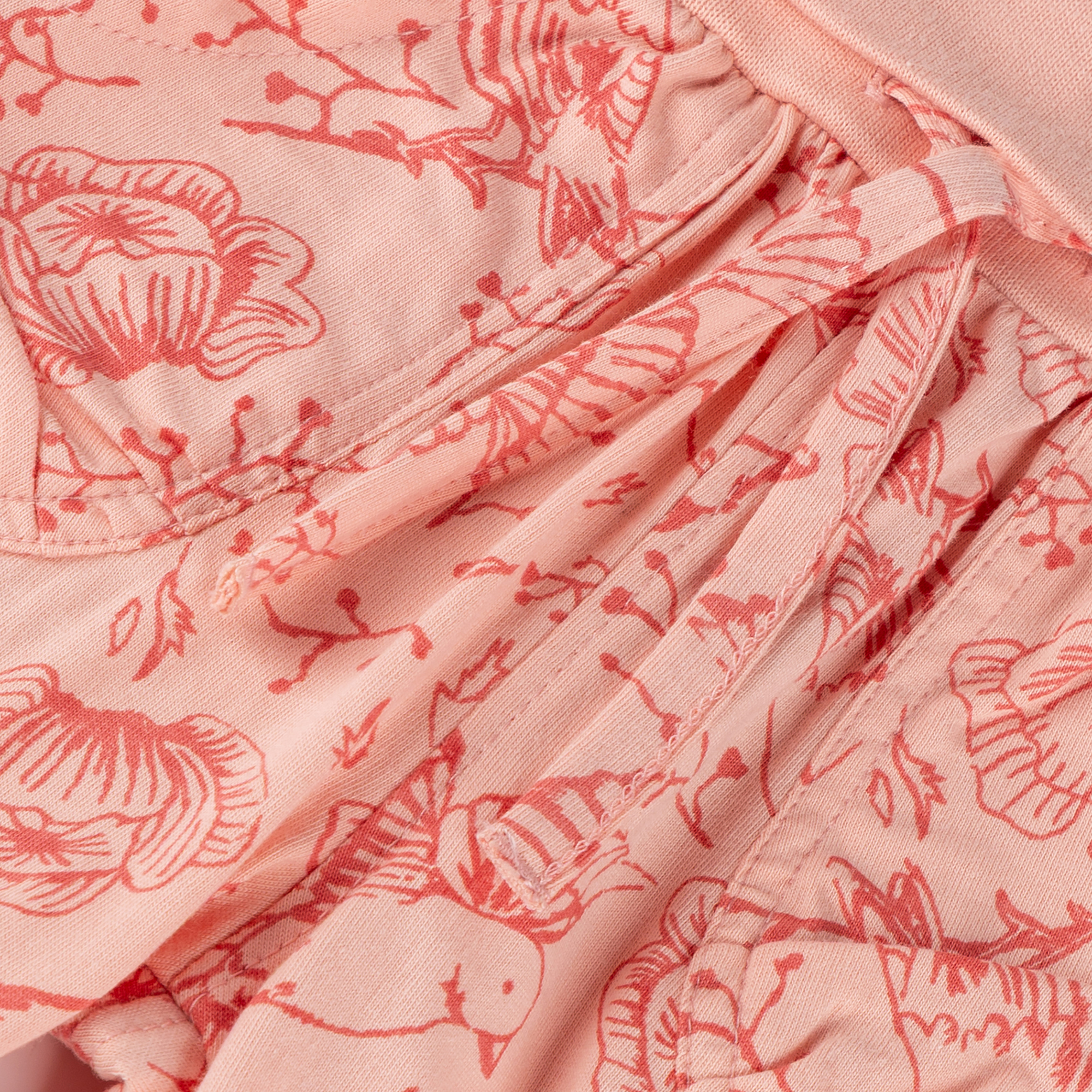 Jersey baby shorts allover print Spring Birds