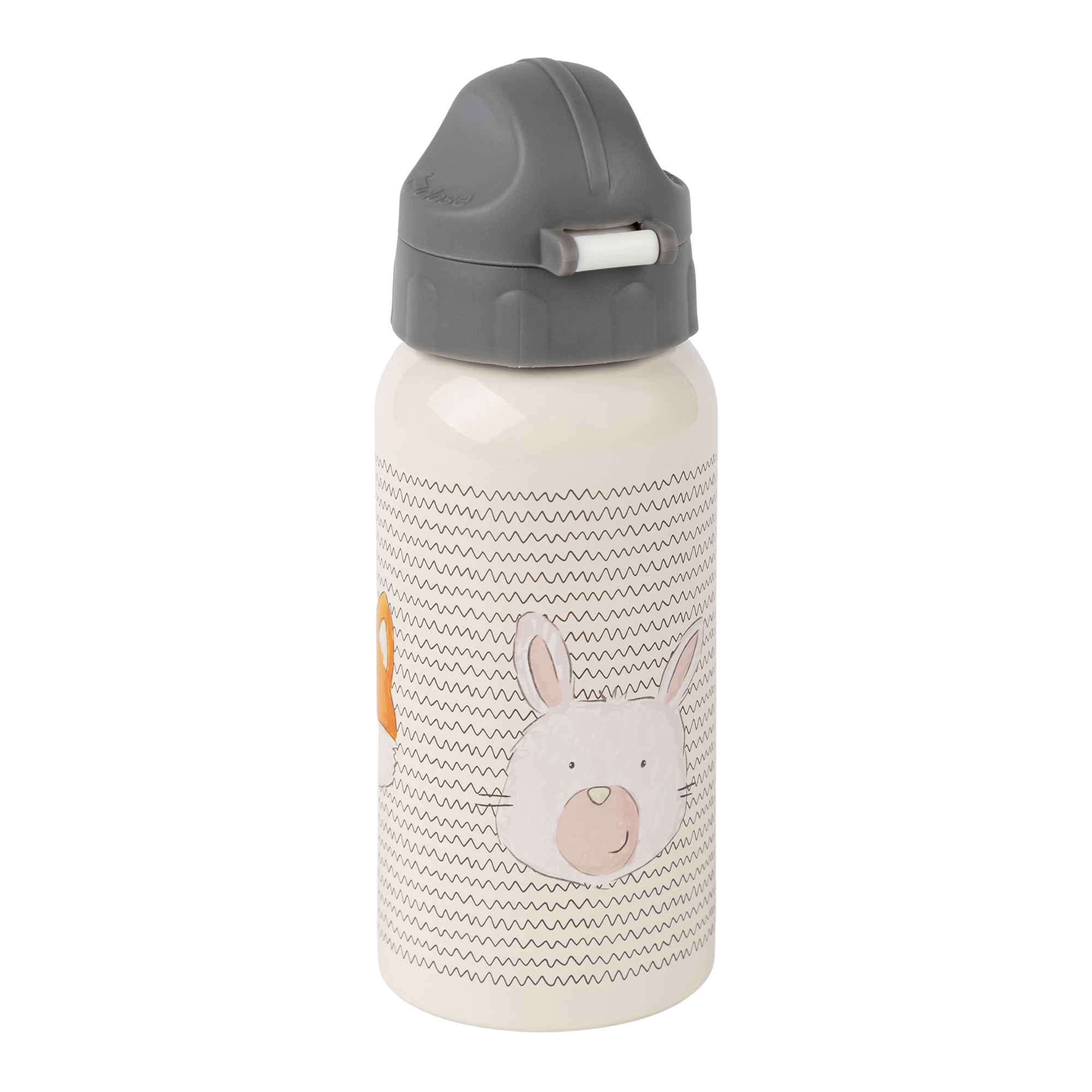 Children's stainless steel bottle 400 ml & lunch box tiger