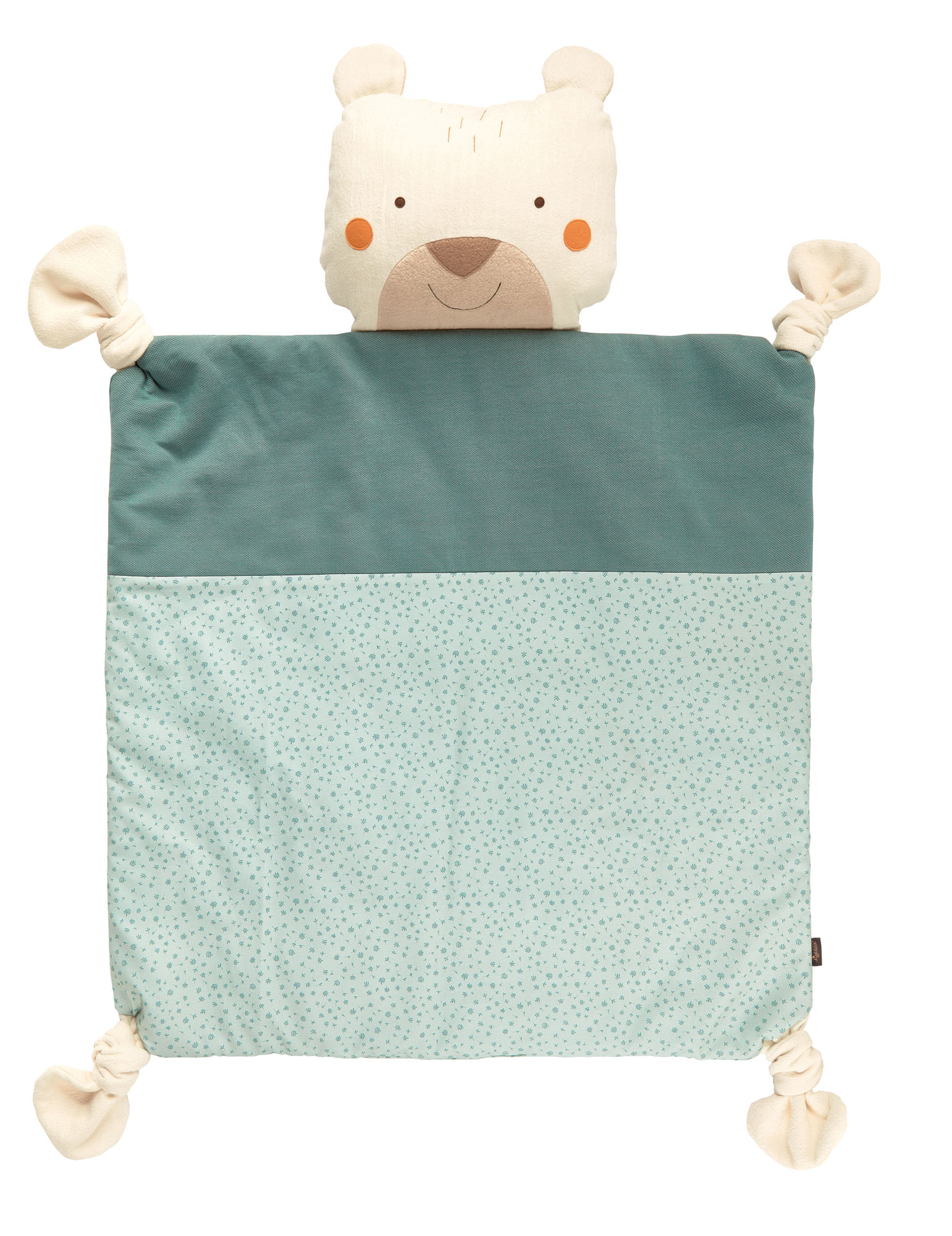 Baby playmat & cushion polar bear, wadded