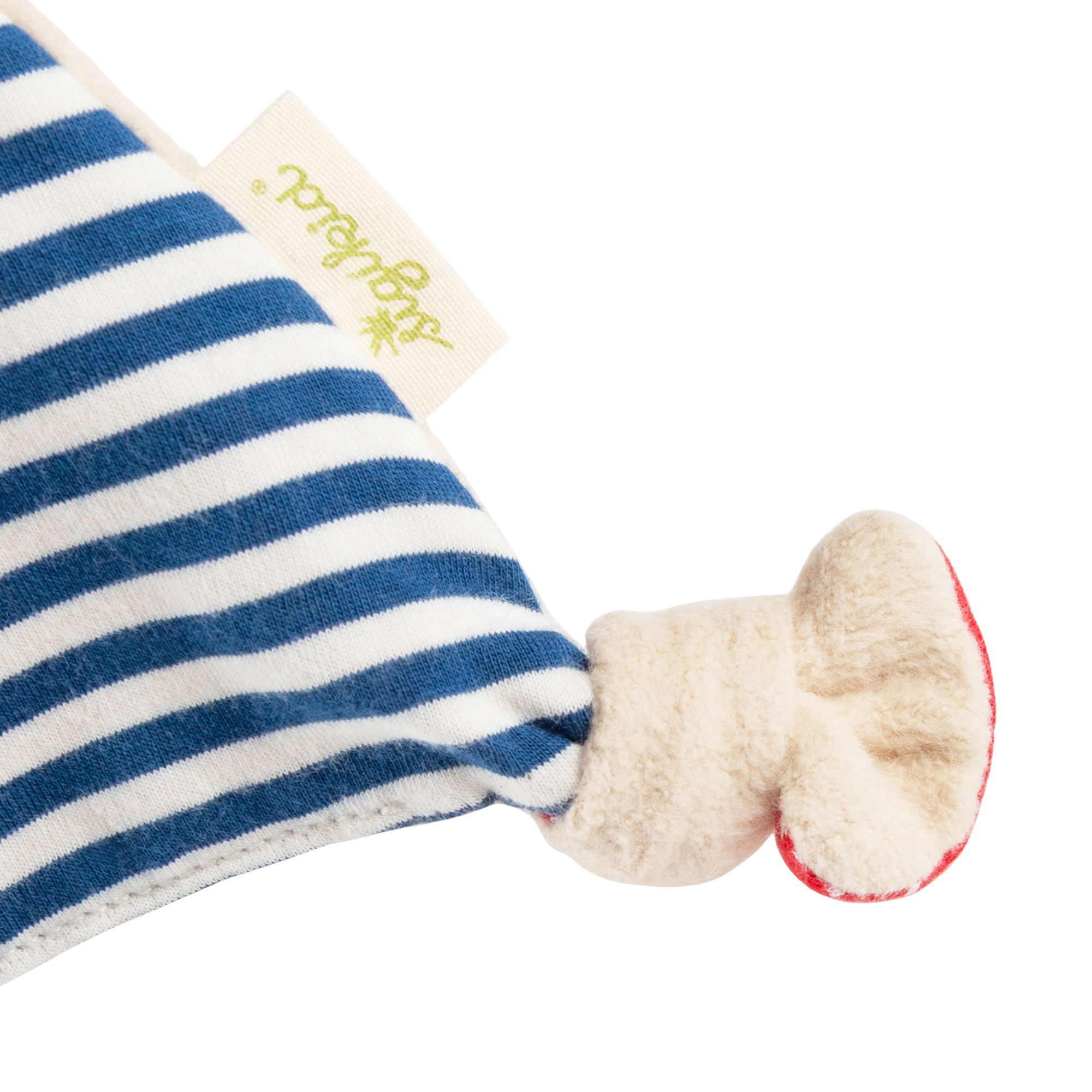 Organic baby comforter blankie dog, Green