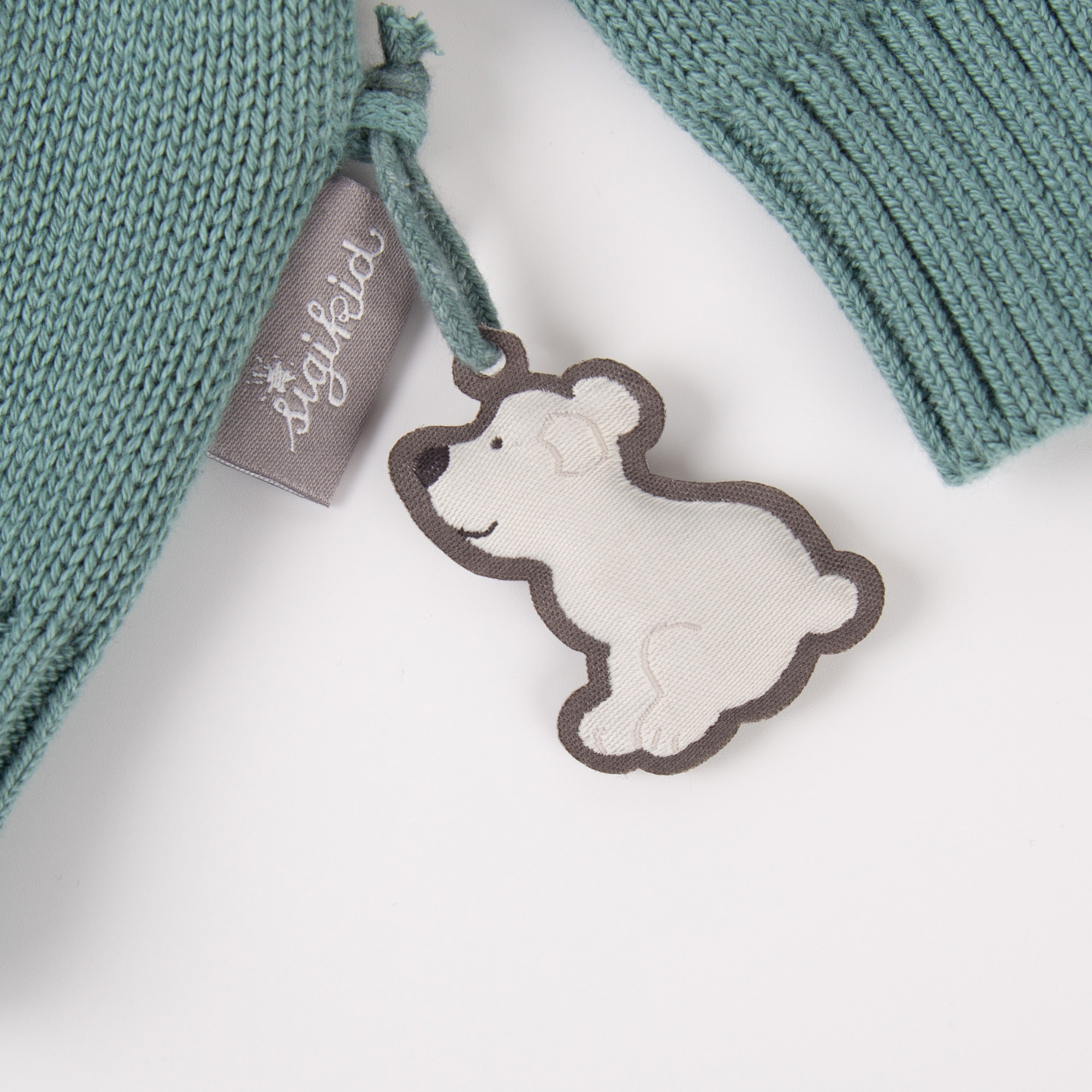 Baby Pullover Eisbär, türkis