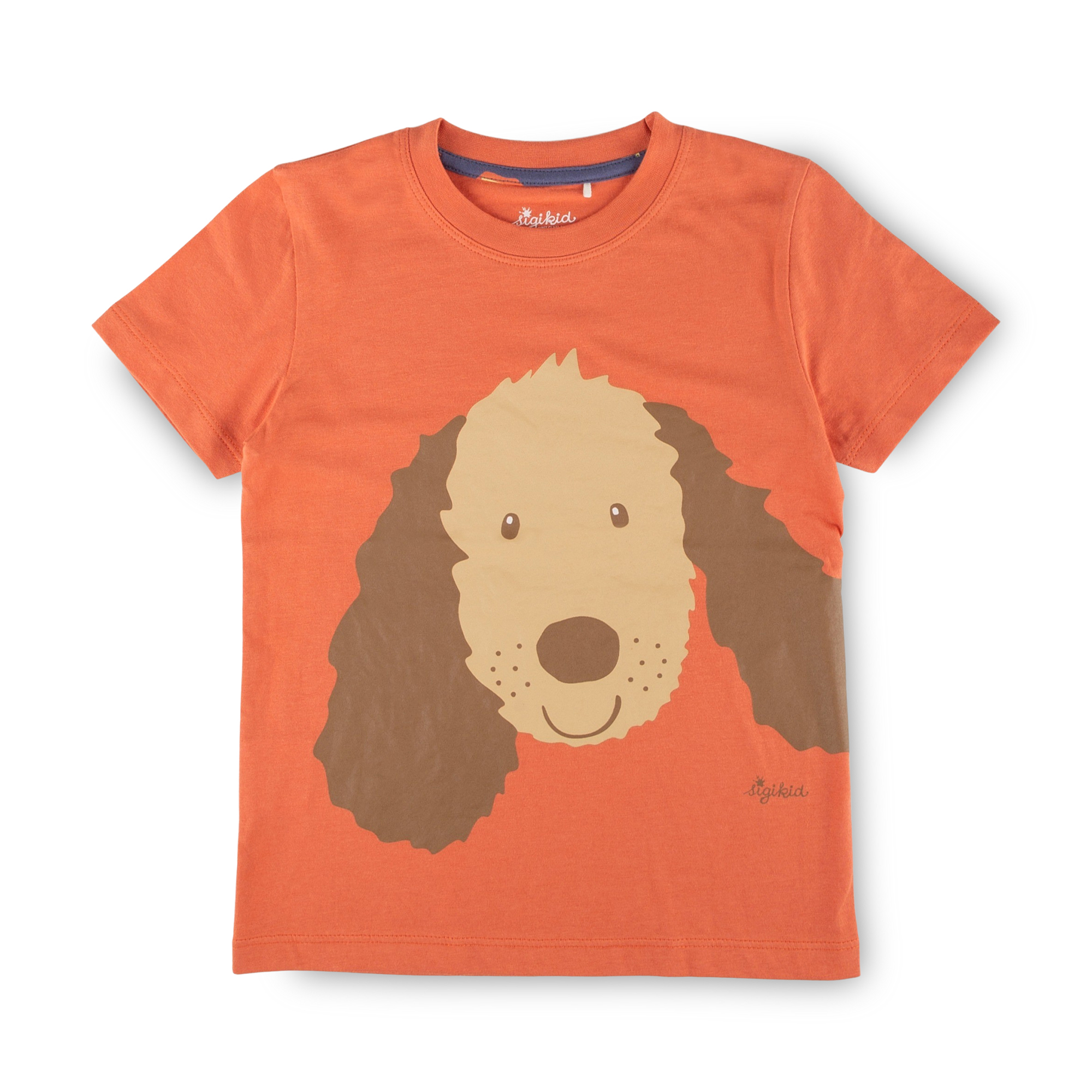Children's short sleeve pajamas dog, red/blue