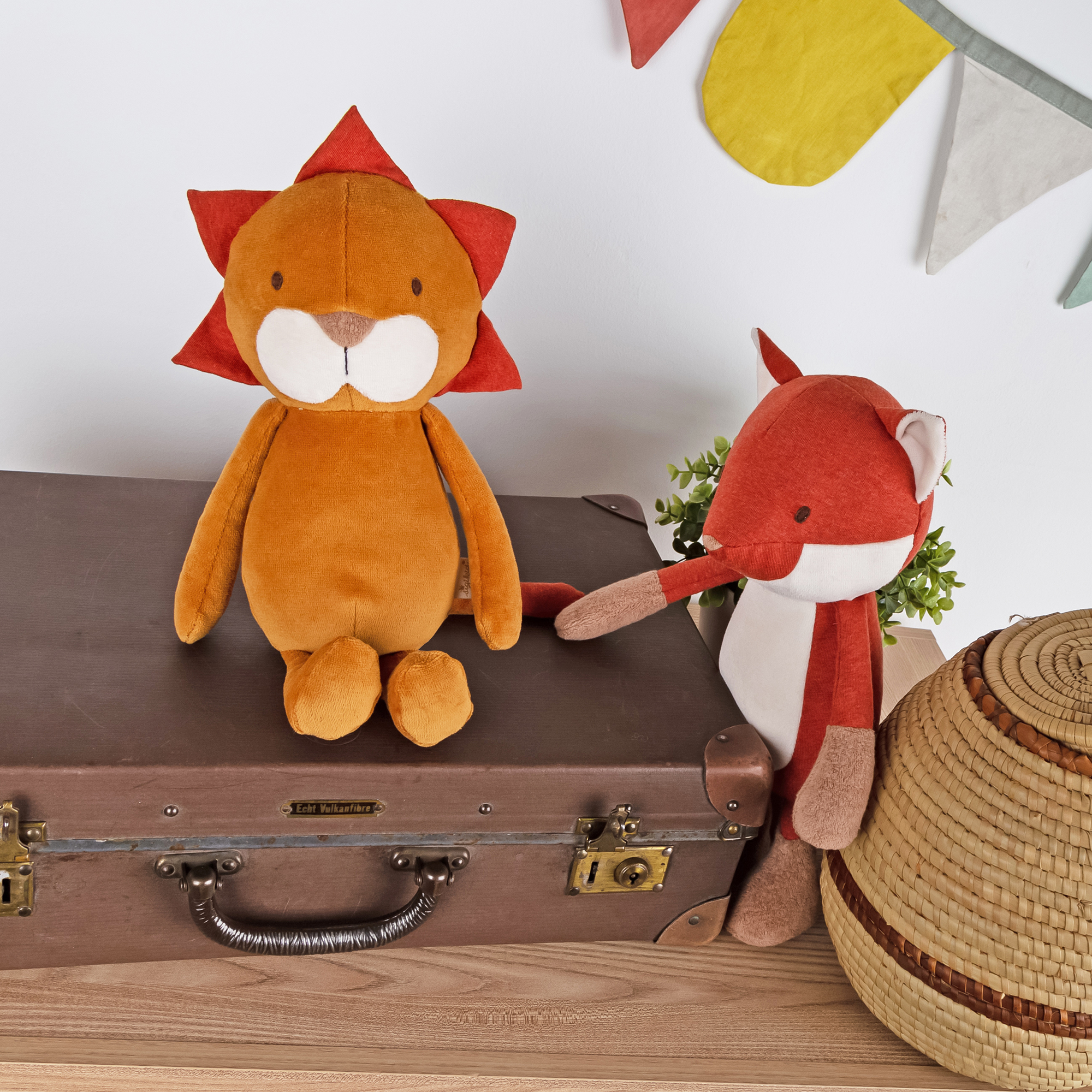 Large plush lion Arthur, Mister O'Lui Large plush lion Arthur, Mister O'Lui