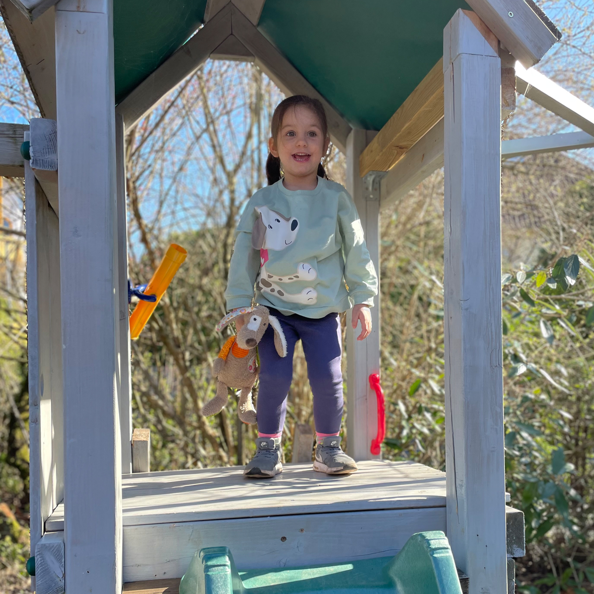 Kinder Leggings, blau, Funny Dog Kinder Leggings, blau, Funny Dog