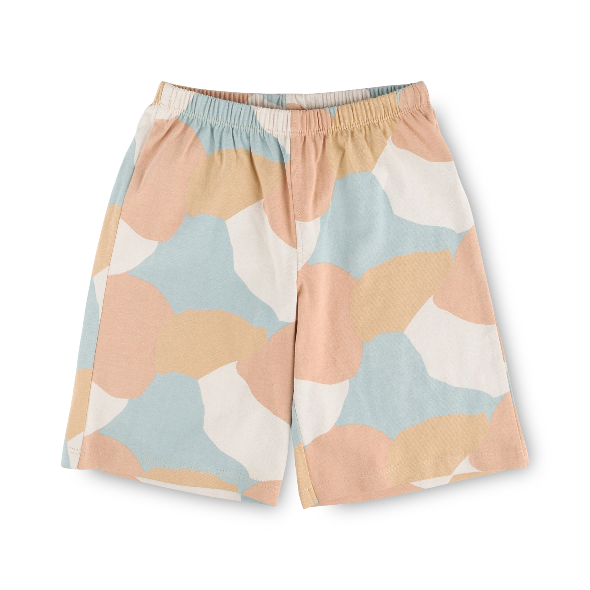 Children's shorty pyjamas bear, light blue/beige
