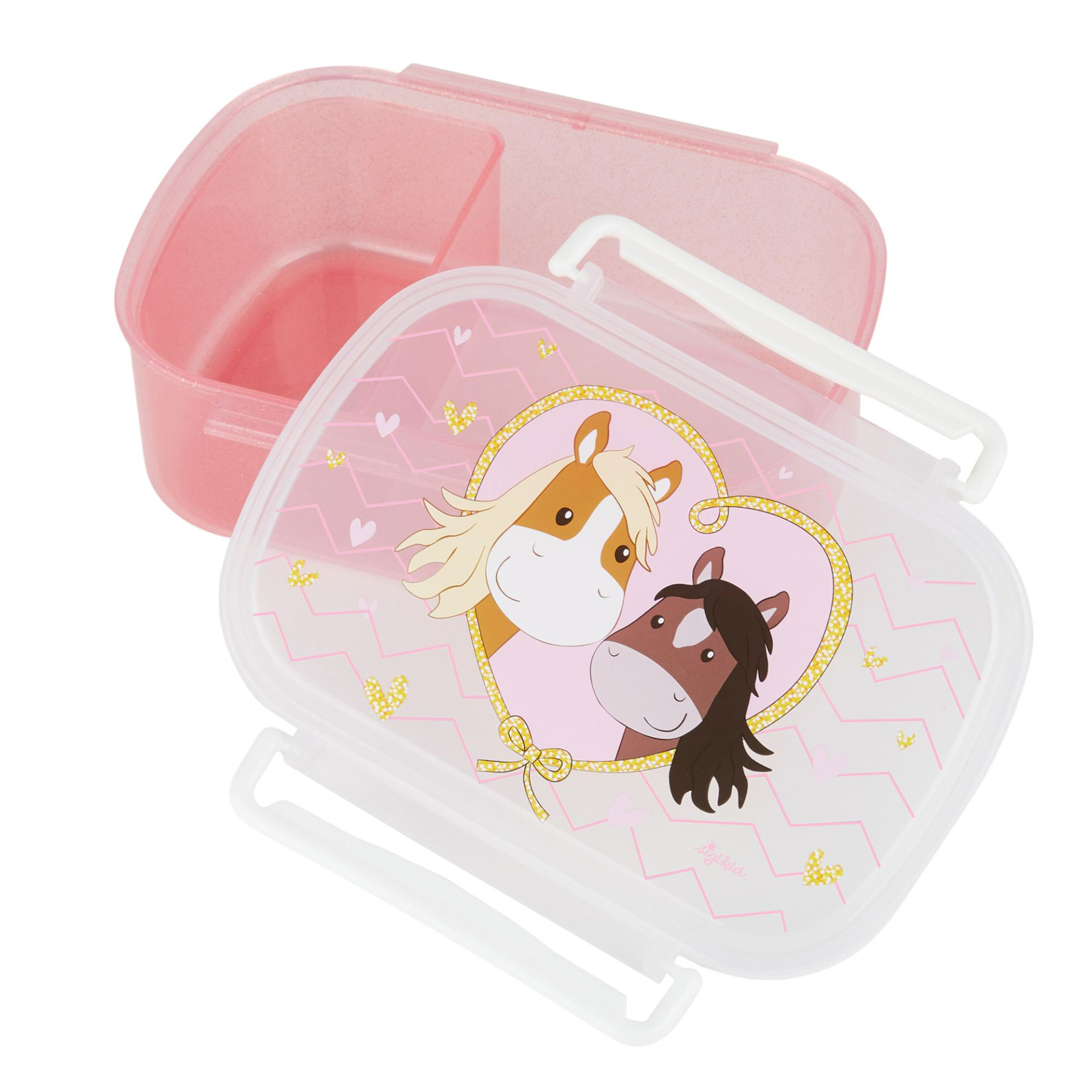 Children's stainless steel bottle 400 ml & lunch box pony love Children's stainless steel bottle 400 ml & lunch box pony love