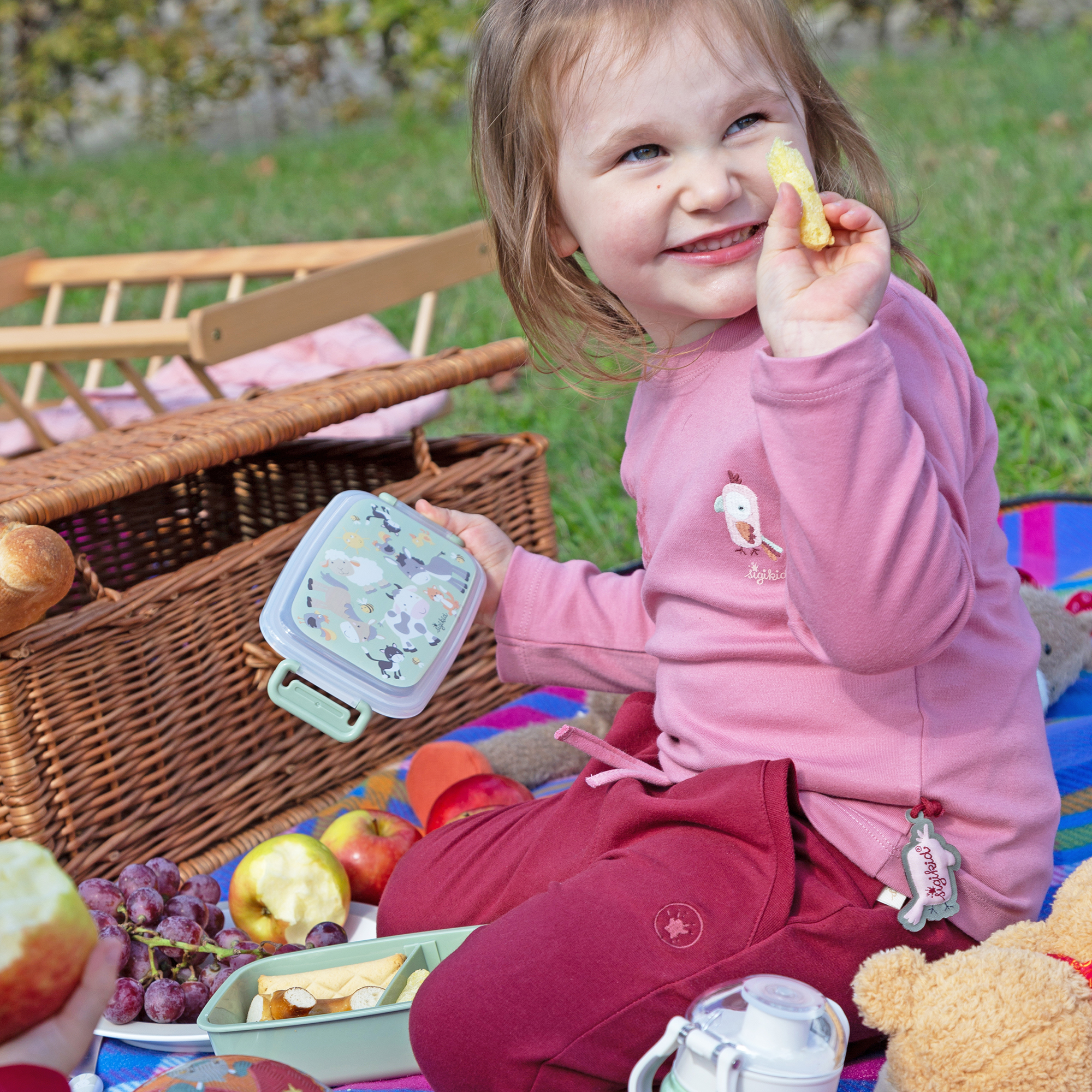 Kinder Brotbox Bauernhof