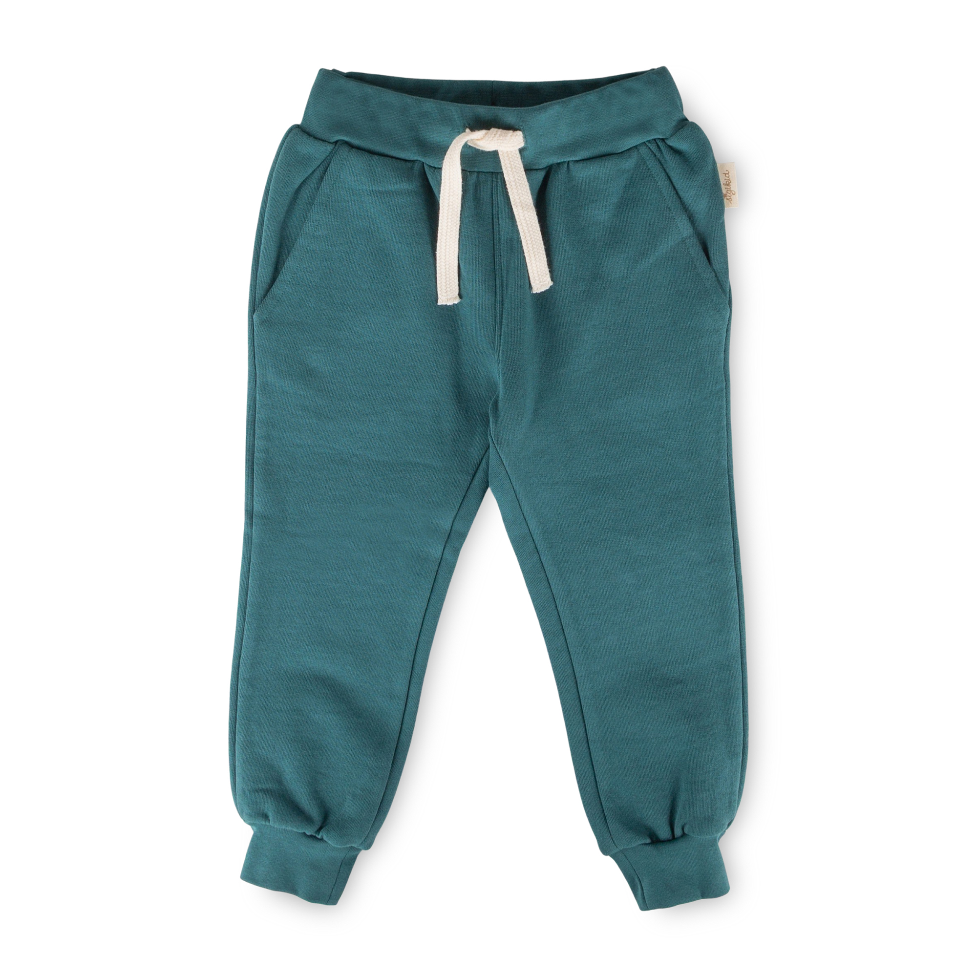 Kinder Sweathose Klecks, petrolblau