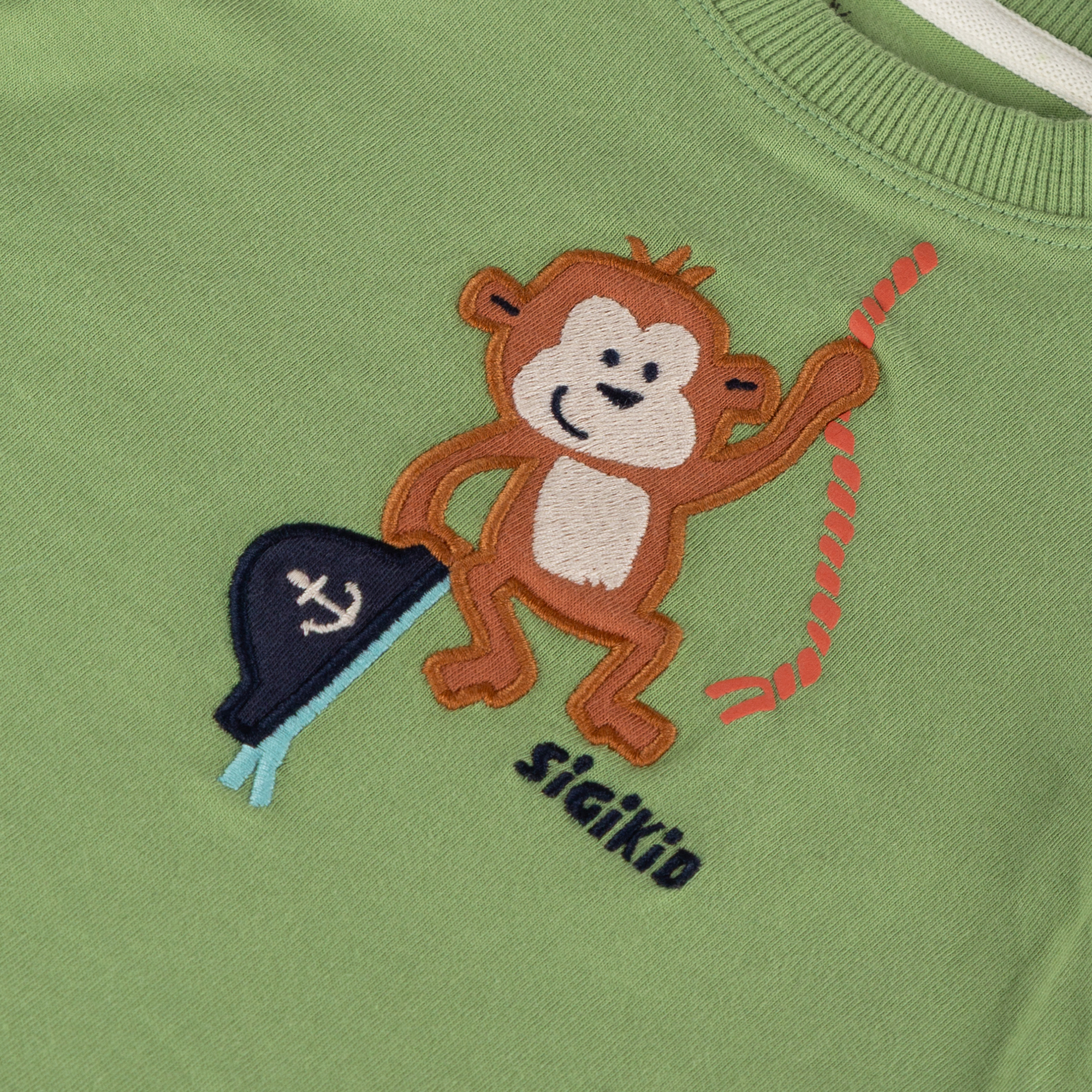 Baby T-Shirt Äffchen, Happy Holidays