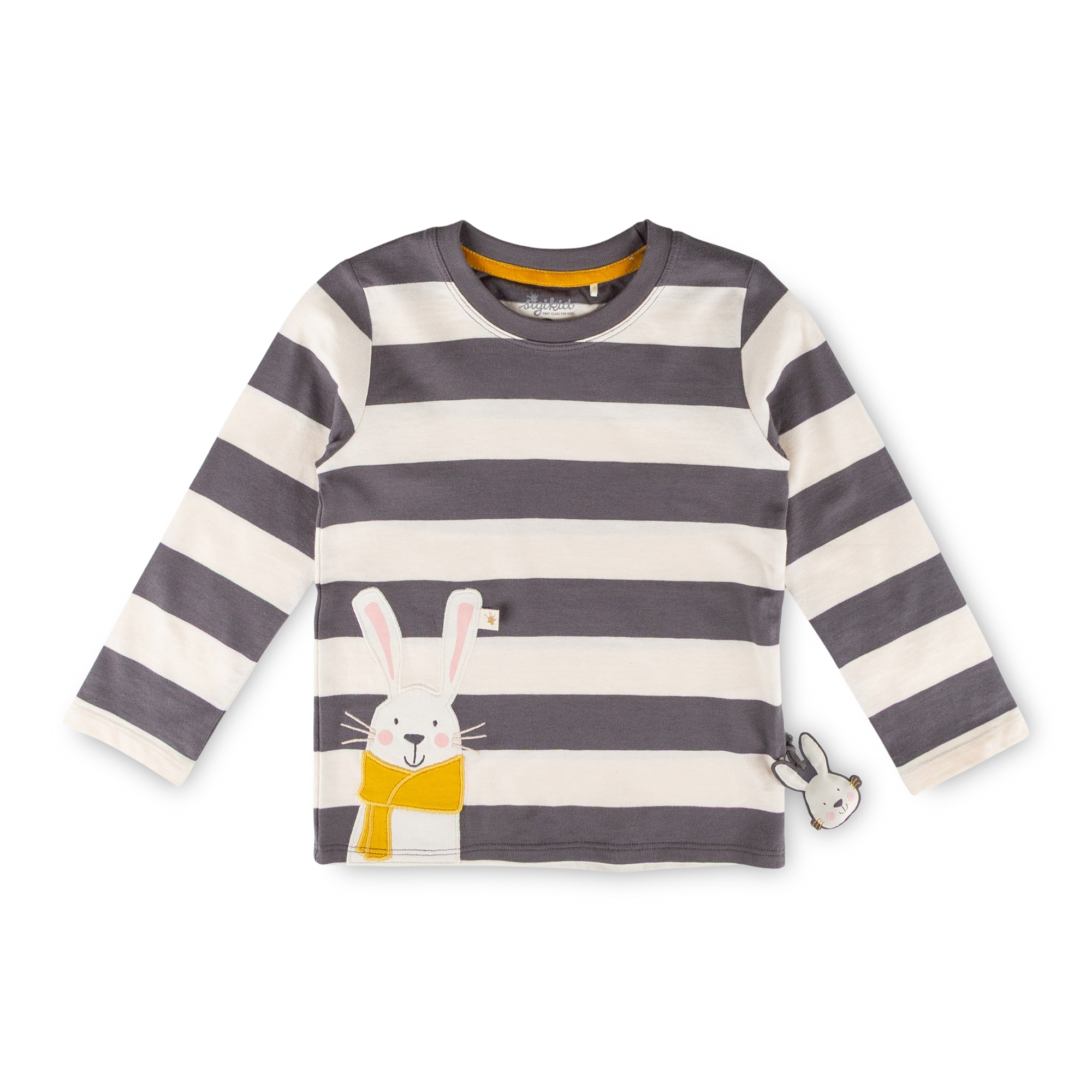 Striped children's long sleeve Tee Snow Bunny