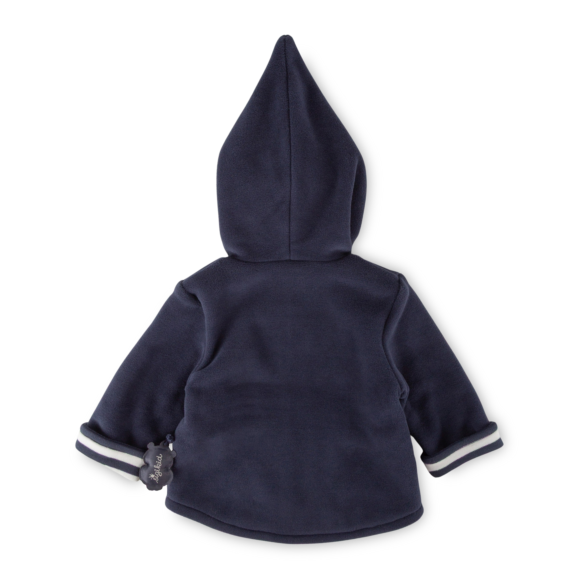 Baby Fleecejacke Eule Curious Owl, dunkelblau