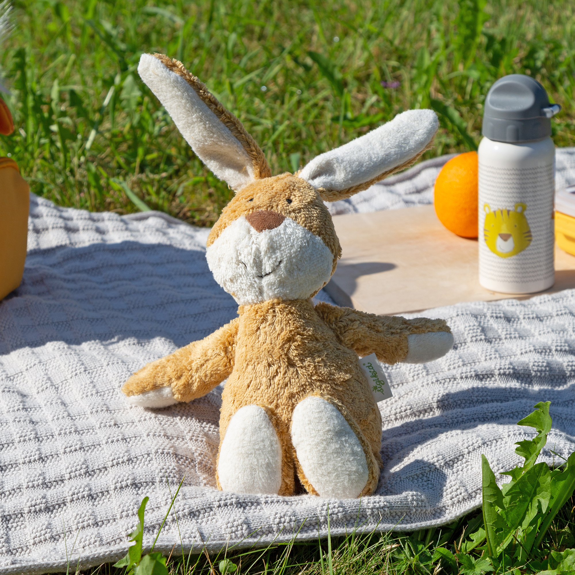 Organic soft toy bunny