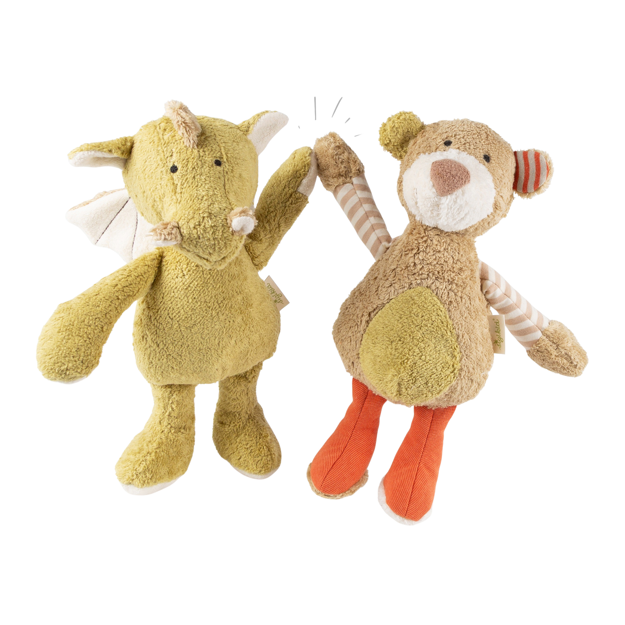 Kuscheltier Bär, Bio-Baumwolle & Schurwolle, Pure Collection
