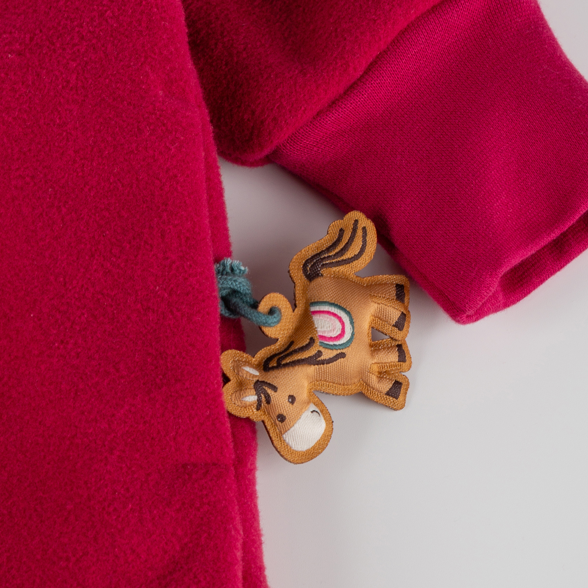 Baby fleece overall, lined, foldover cuffs, Pony Love Baby fleece overall, lined, foldover cuffs, Pony Love