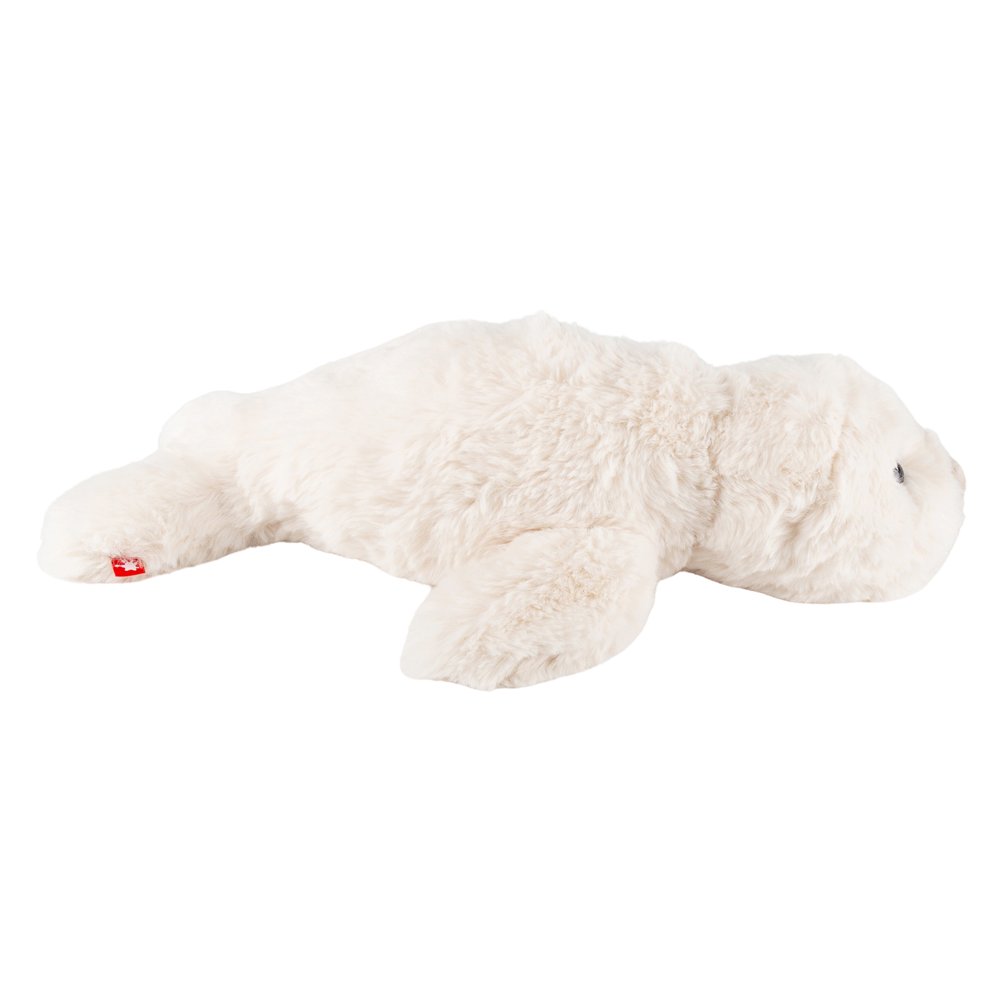 Silky soft plush toy seal pup, white