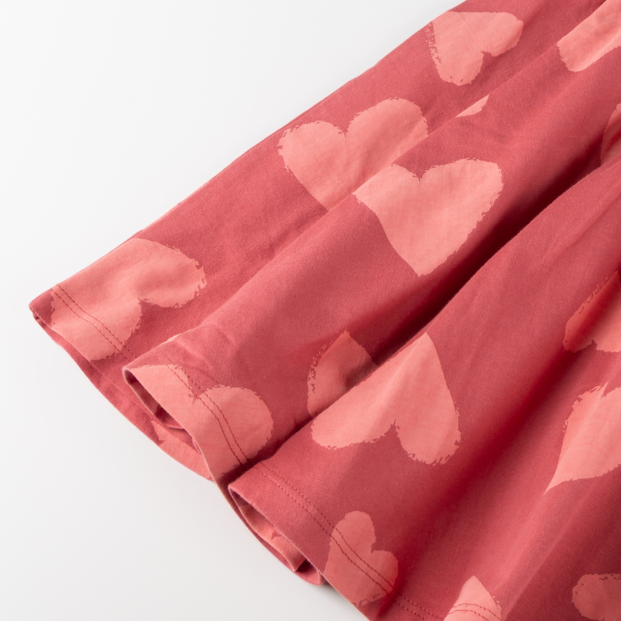 Dark pink children's summer dress hearts, Spring Birds