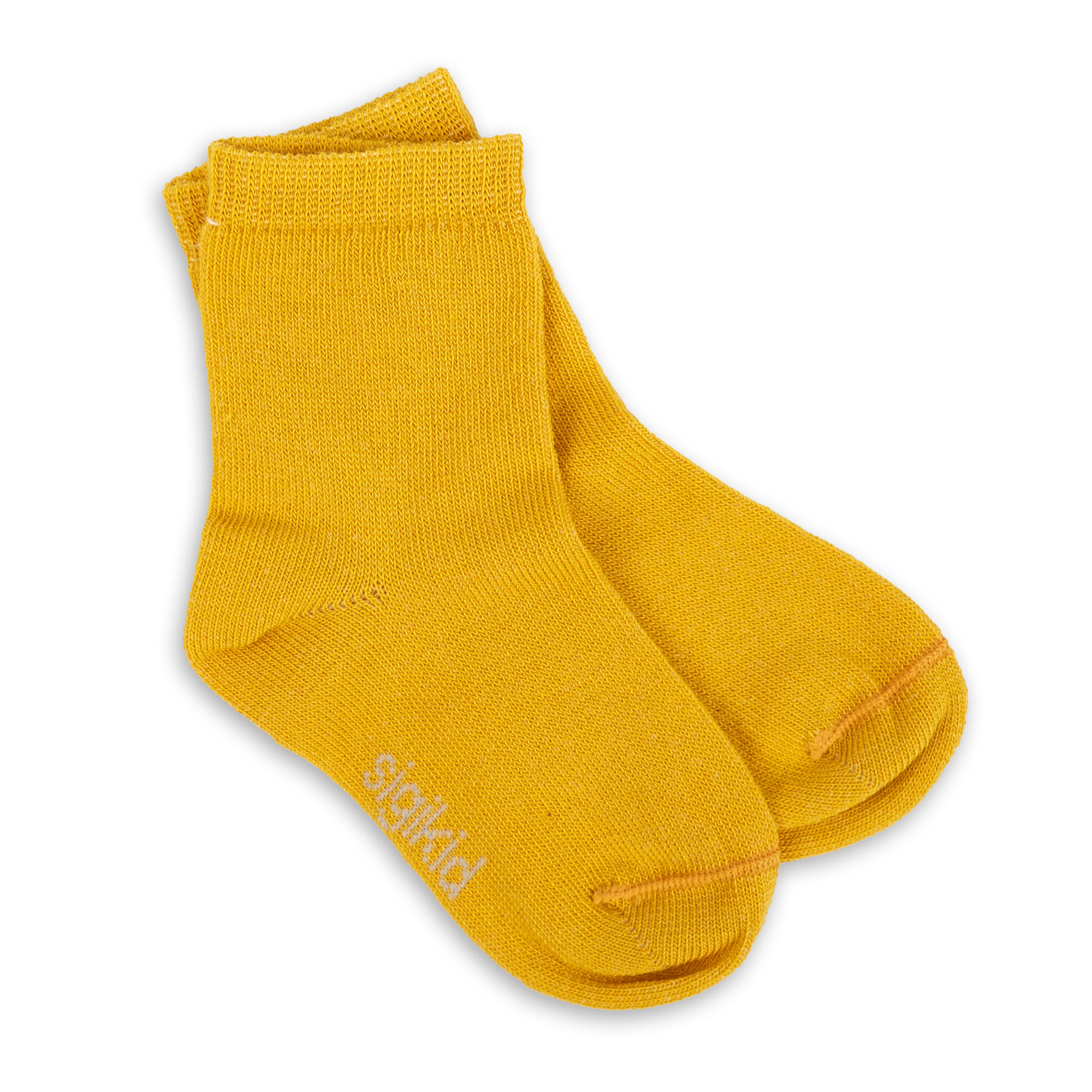 Baby socks honey yellow