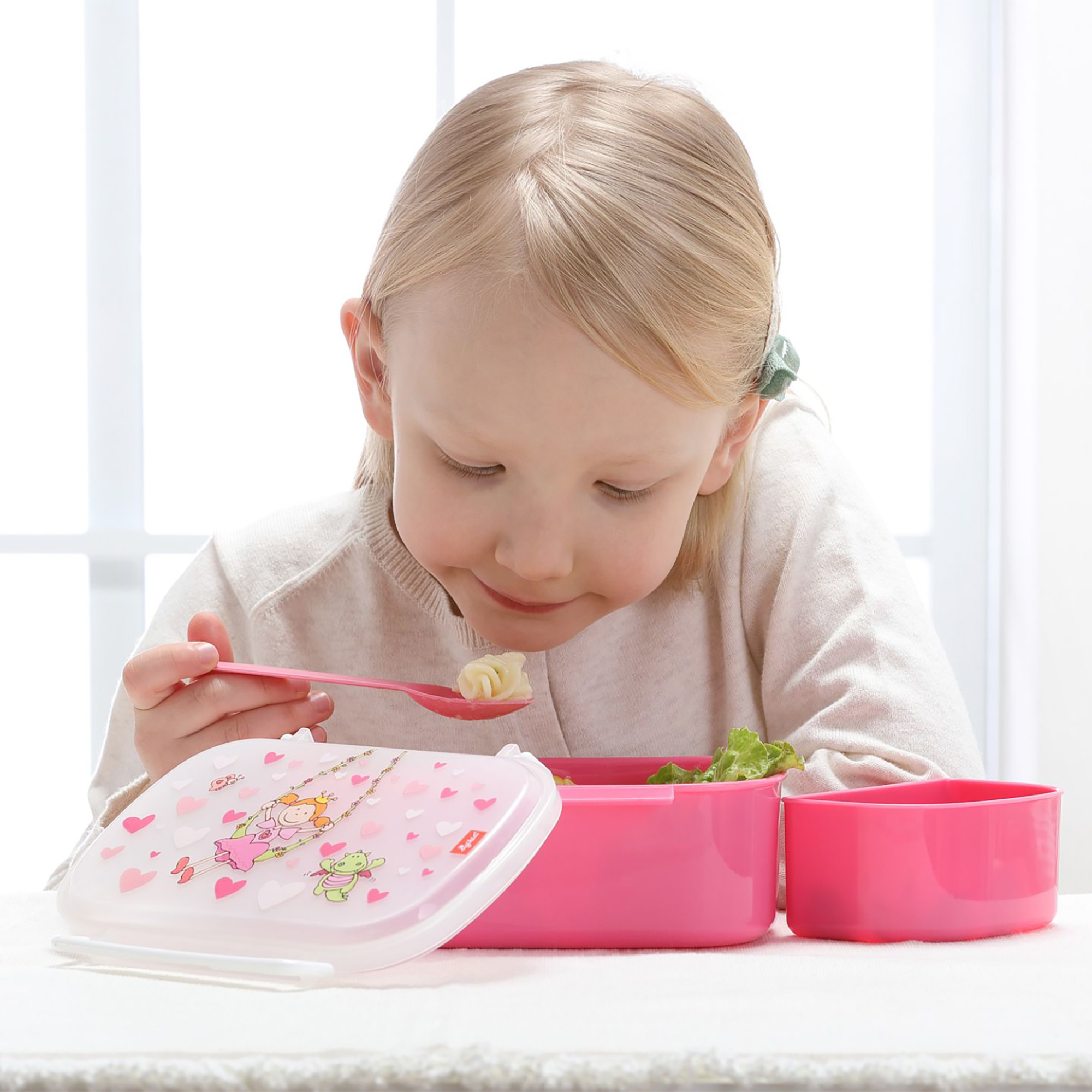 Children's stainless steel bottle 400 0 ml & lunch box pinky queeny Children's stainless steel bottle 400 0 ml & lunch box pinky queeny