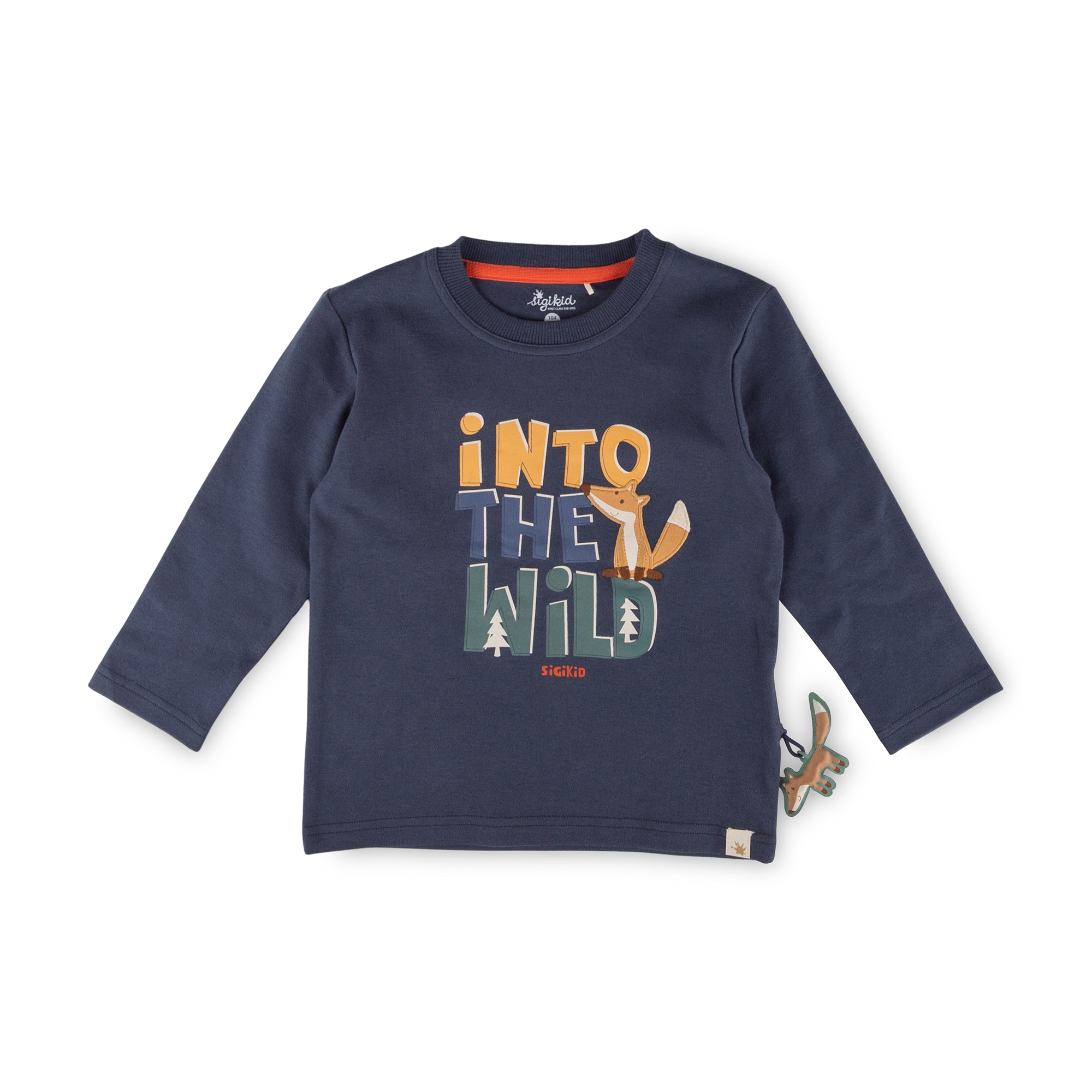 Kinder Langarmshirt Fuchs Wild Fox, dunkelblau