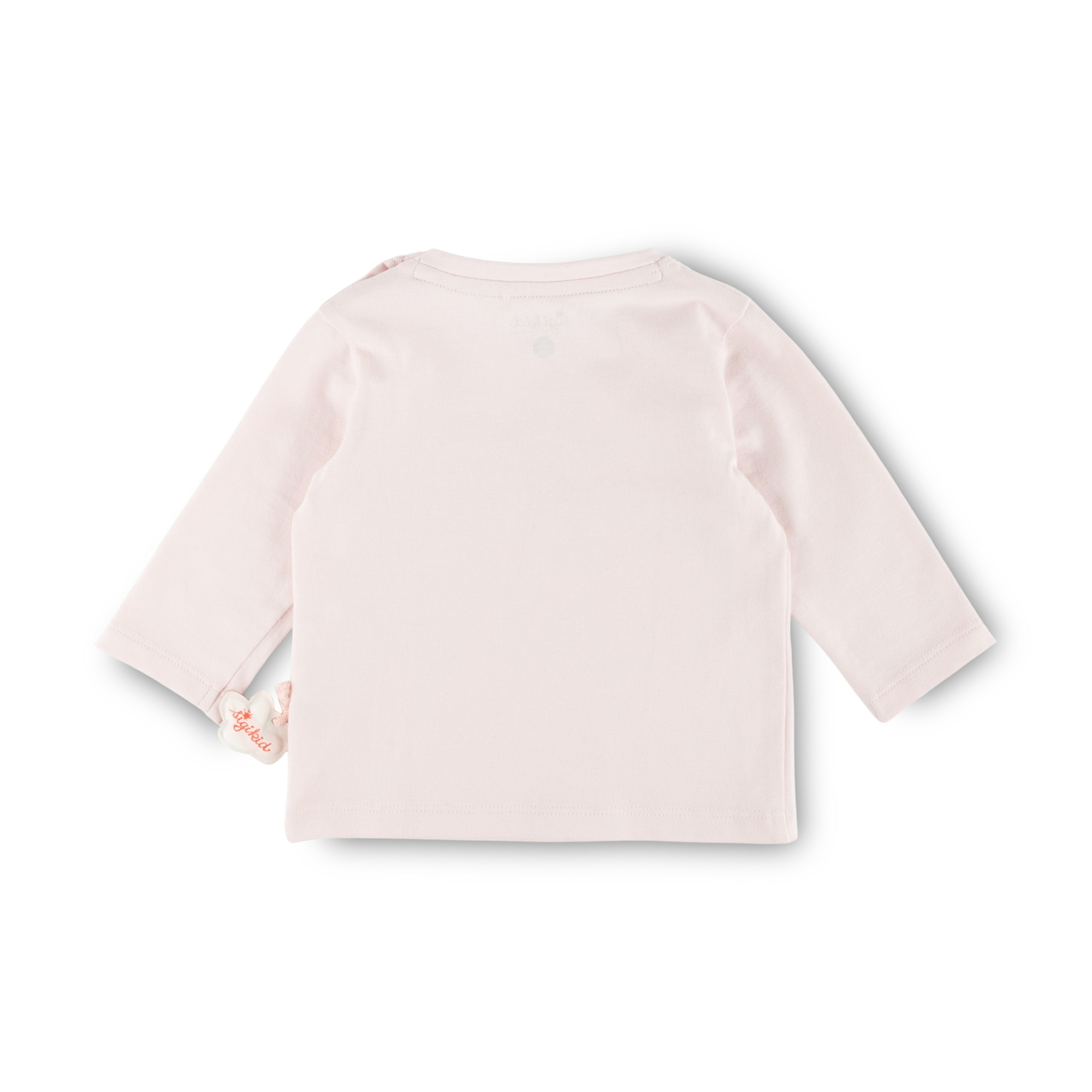 Baby long sleeve Tee ladybug, pale pink